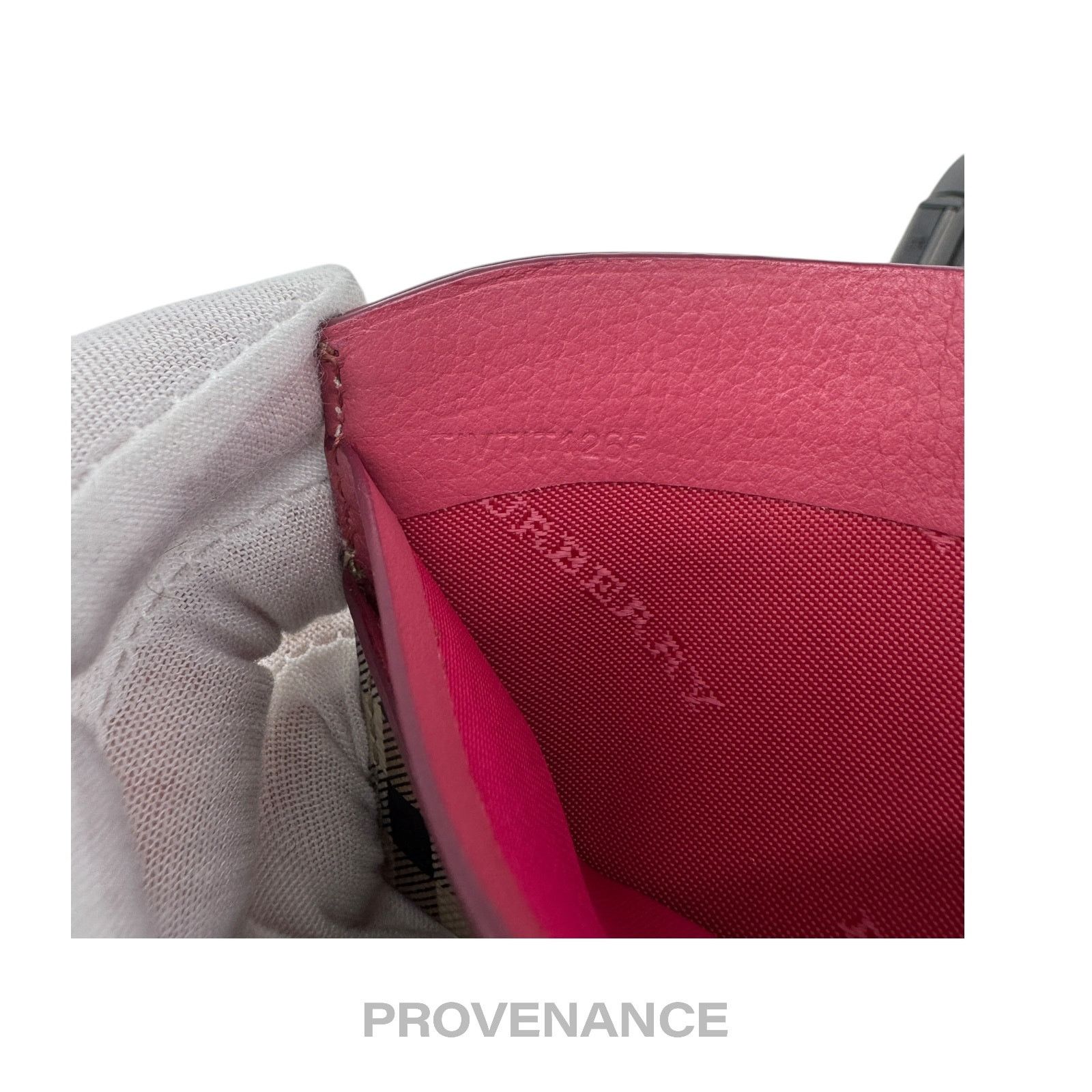 Burberry 🔴 Burberry Card Holder Wallet - Haymarket Check Pink Size ONE SIZE - 7 Thumbnail