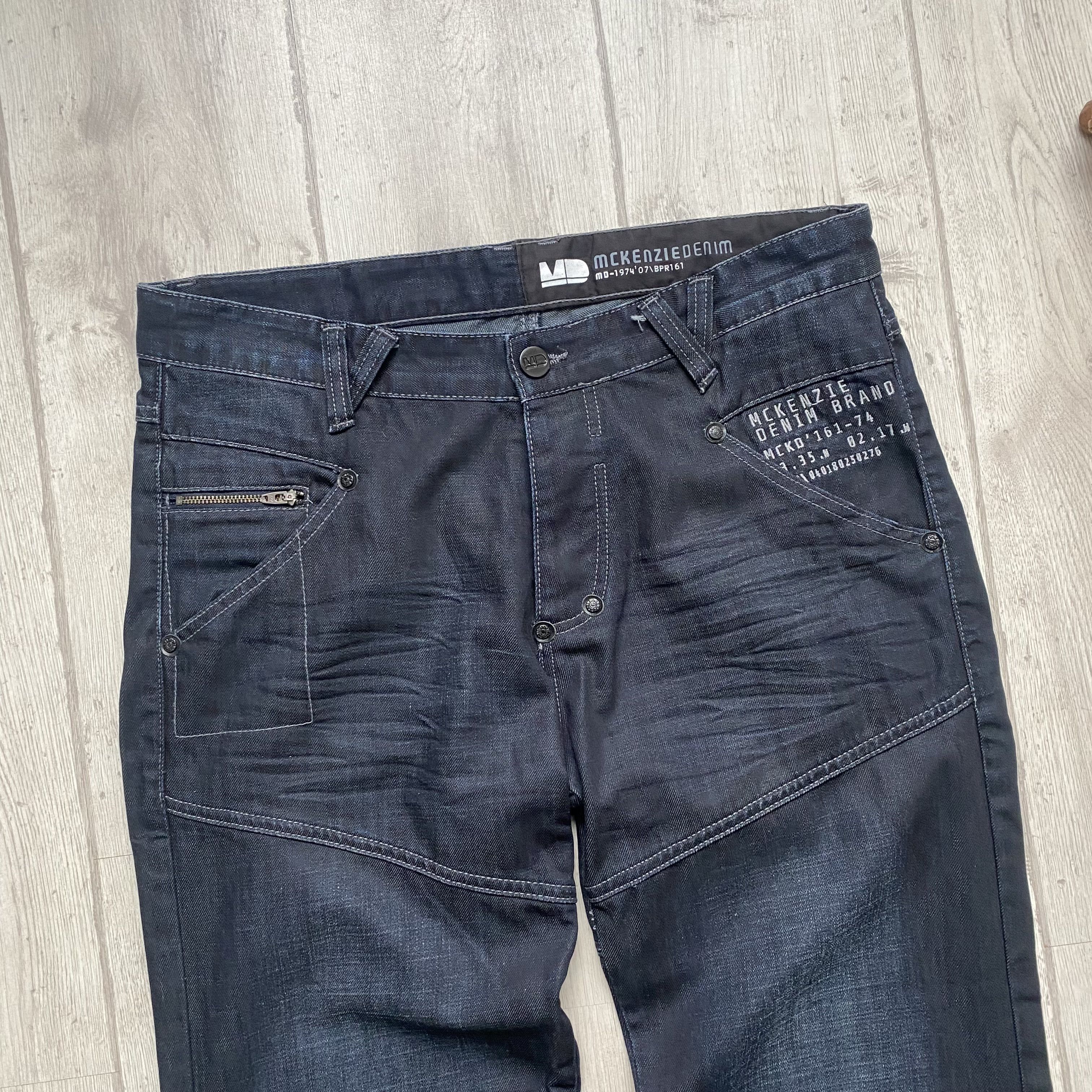 G-Star Vintage Biker Jeans Denim Avant garde Diesel style Pants Y2K Size US 34 / EU 50 - 6 Thumbnail