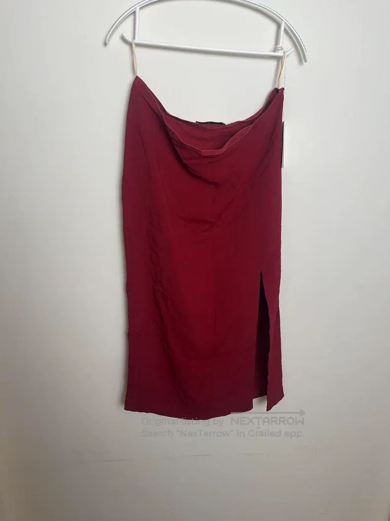 Valentino Main line high slit skirt