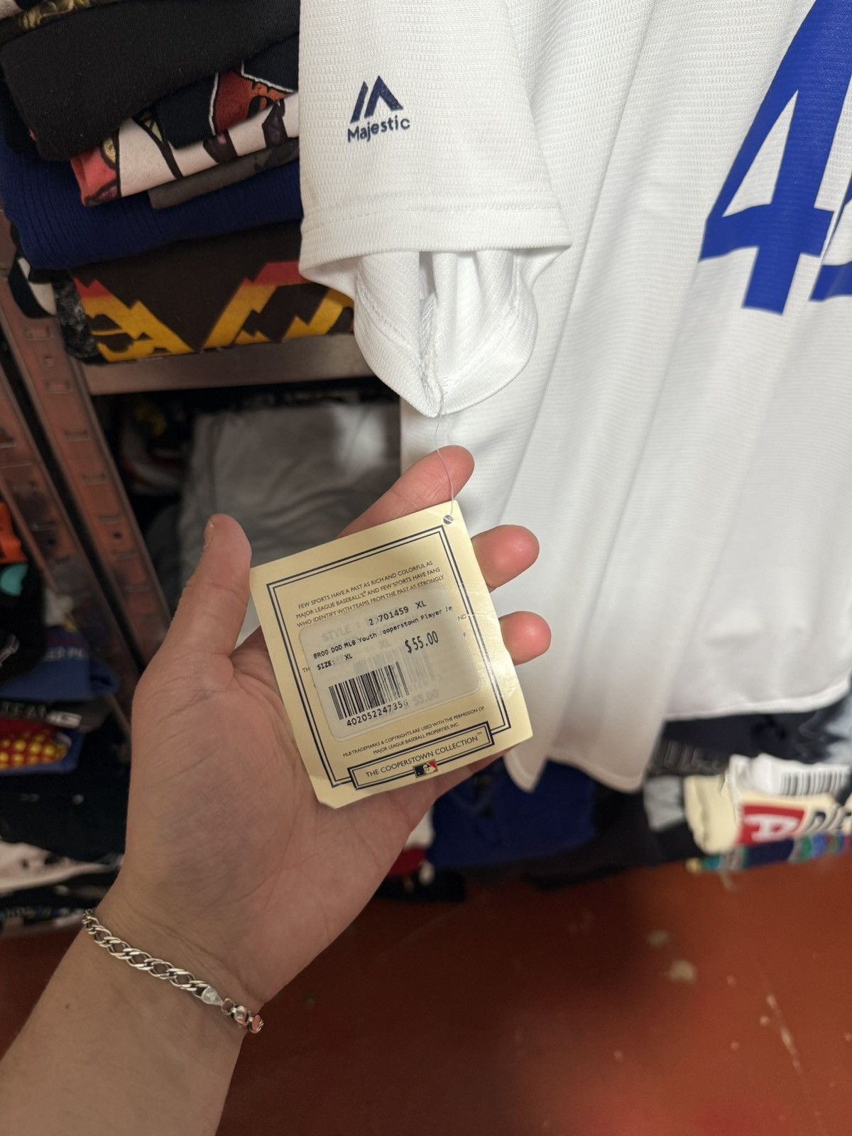 MLB Los Angeles Dodgers Majestic Robinson #42 MLB Youth Jersey Size US L / EU 52-54 / 3 - 11 Thumbnail