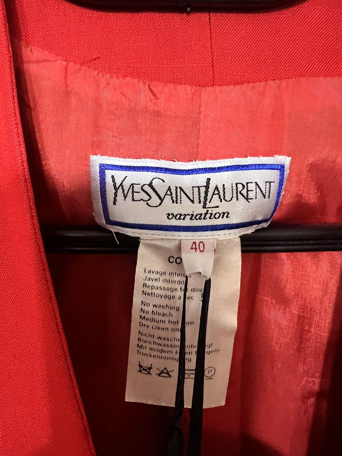 Yves Saint Laurent Jacket Yves Saint Laurent Size S / US 4 / IT 40 - 2 Thumbnail