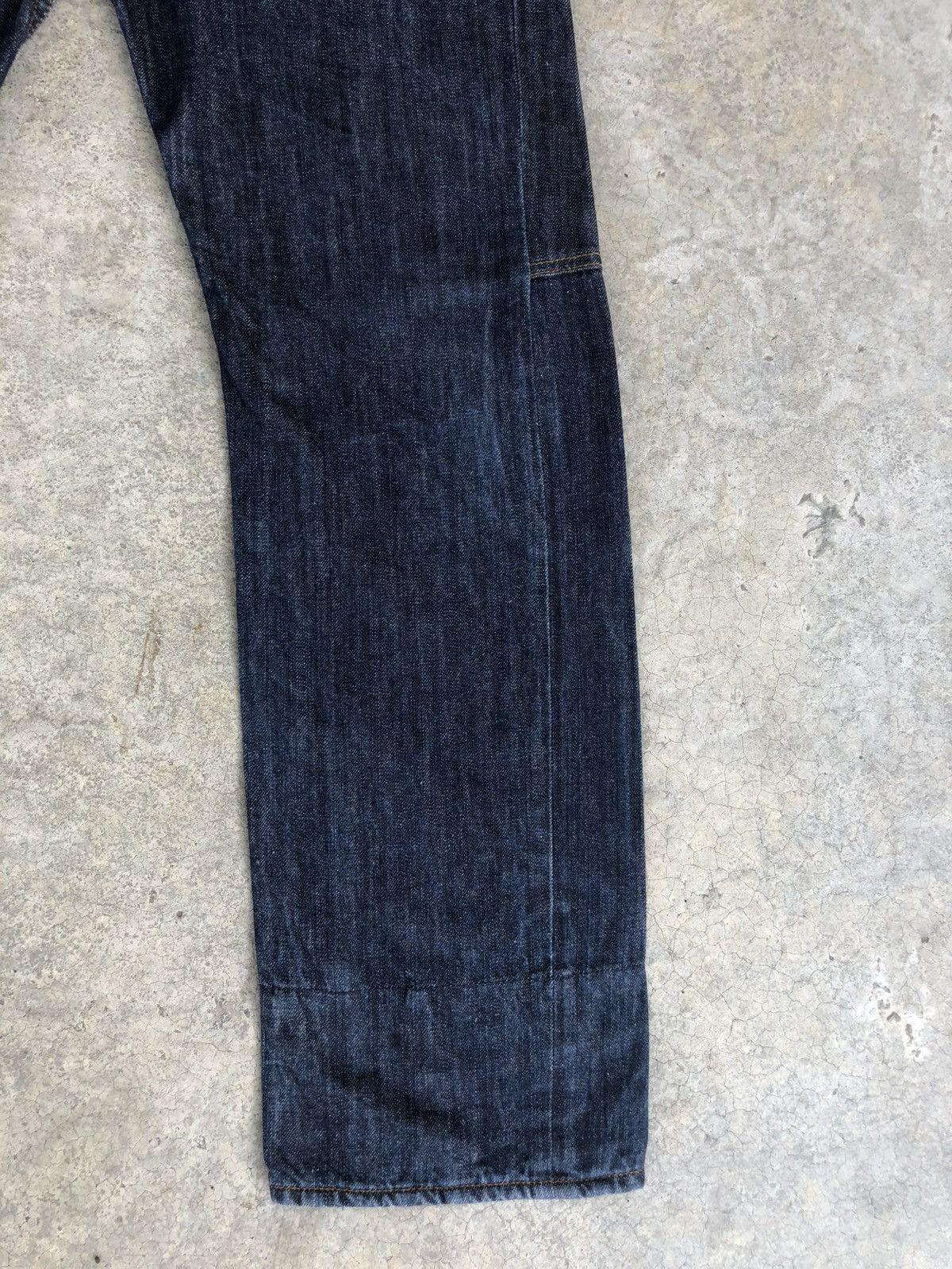 Hysteric Glamour Japanese Dominate Double Waist Embroidered Distressed Jeans Size US 33 - 7 Thumbnail
