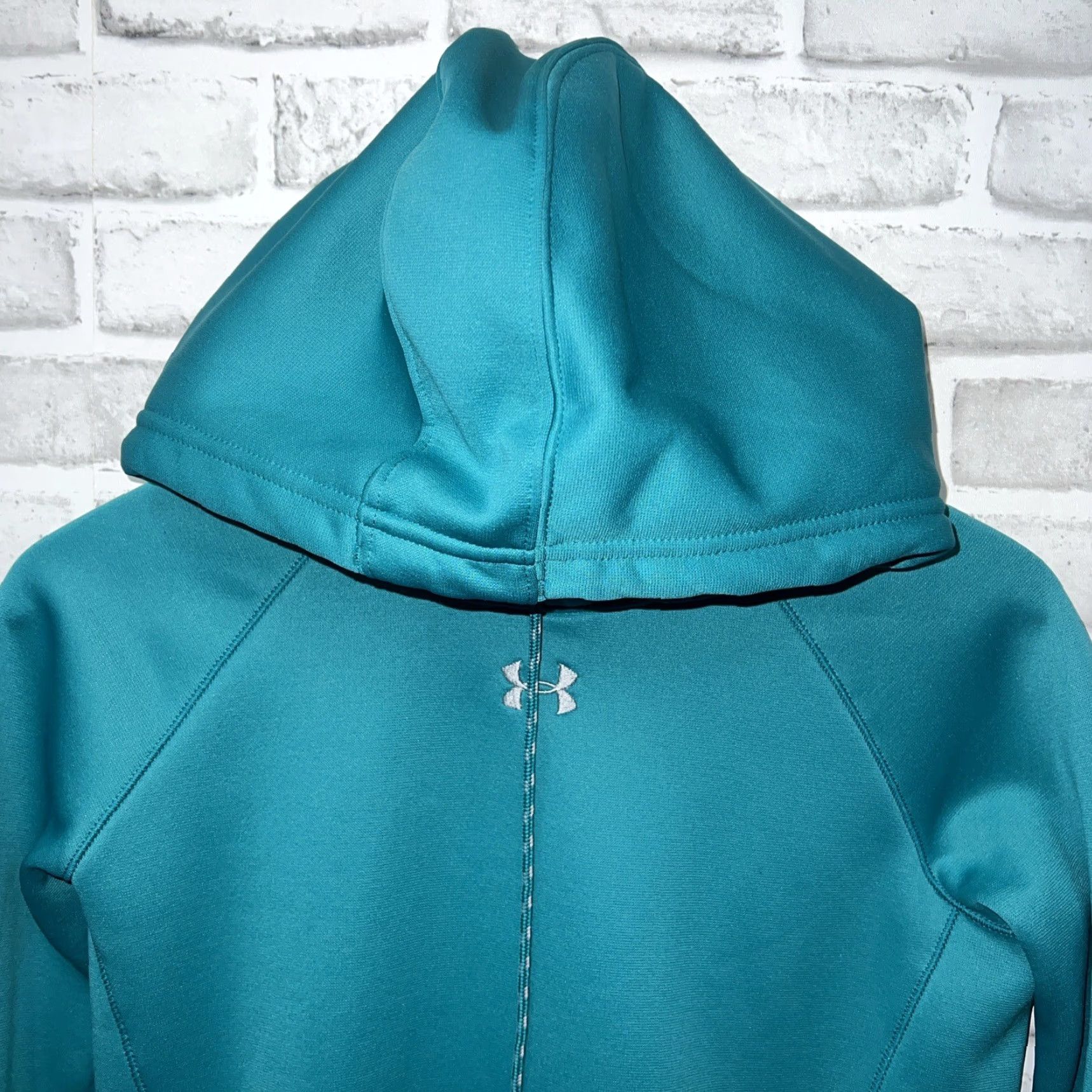 Under Armour Under Armour Hoodie Pullover Coldgear Blue Womens XS Size Pullover Hoodie Blue Womens XS Coldgear Size XS / US 0-2 / IT 36-38 - 2 Thumbnail