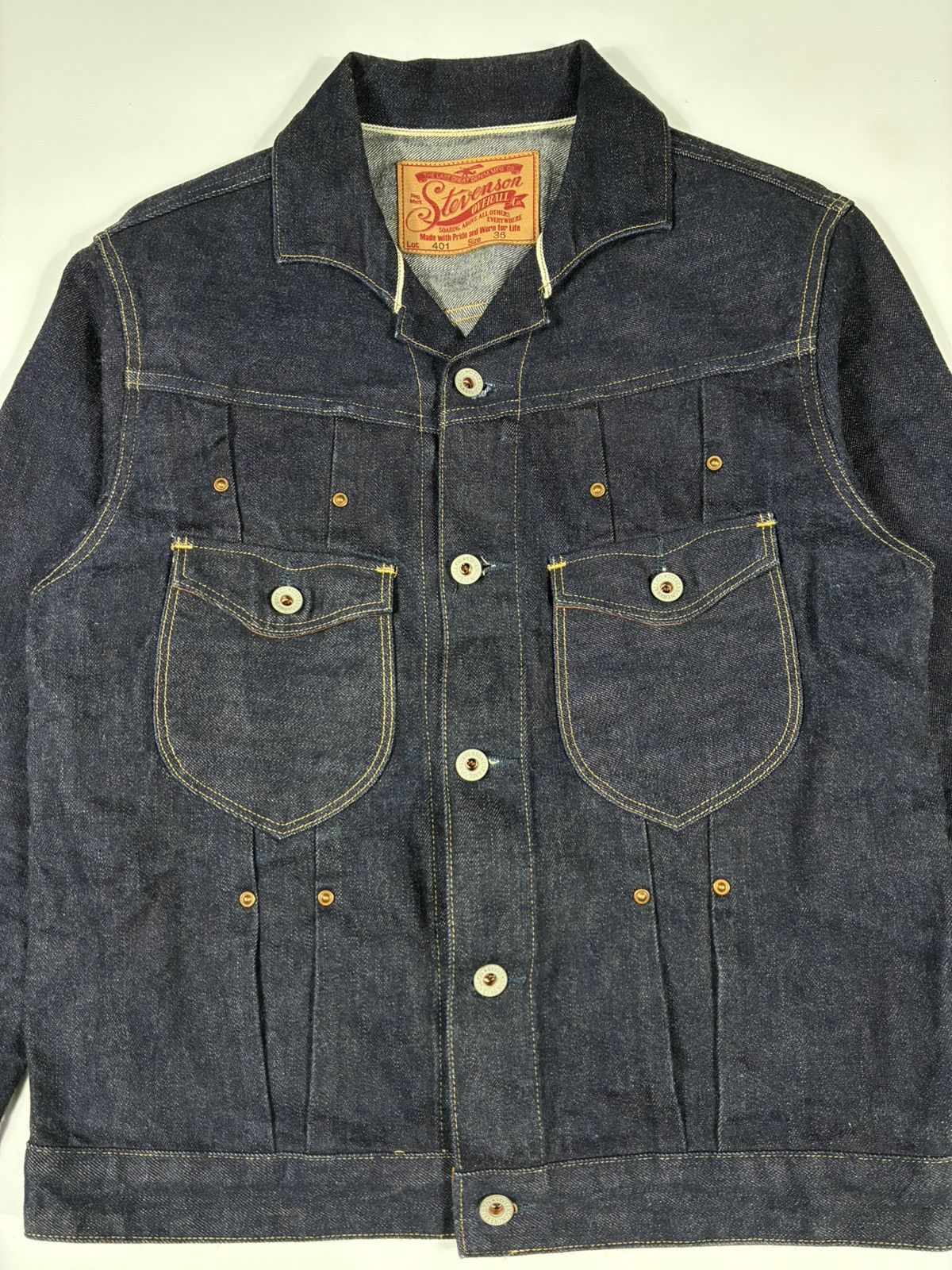 Stevenson Overall Co. Stevenson Overall Co. Lot 401 Denim Jacket Size US S / EU 44-46 / 1 - 4 Thumbnail