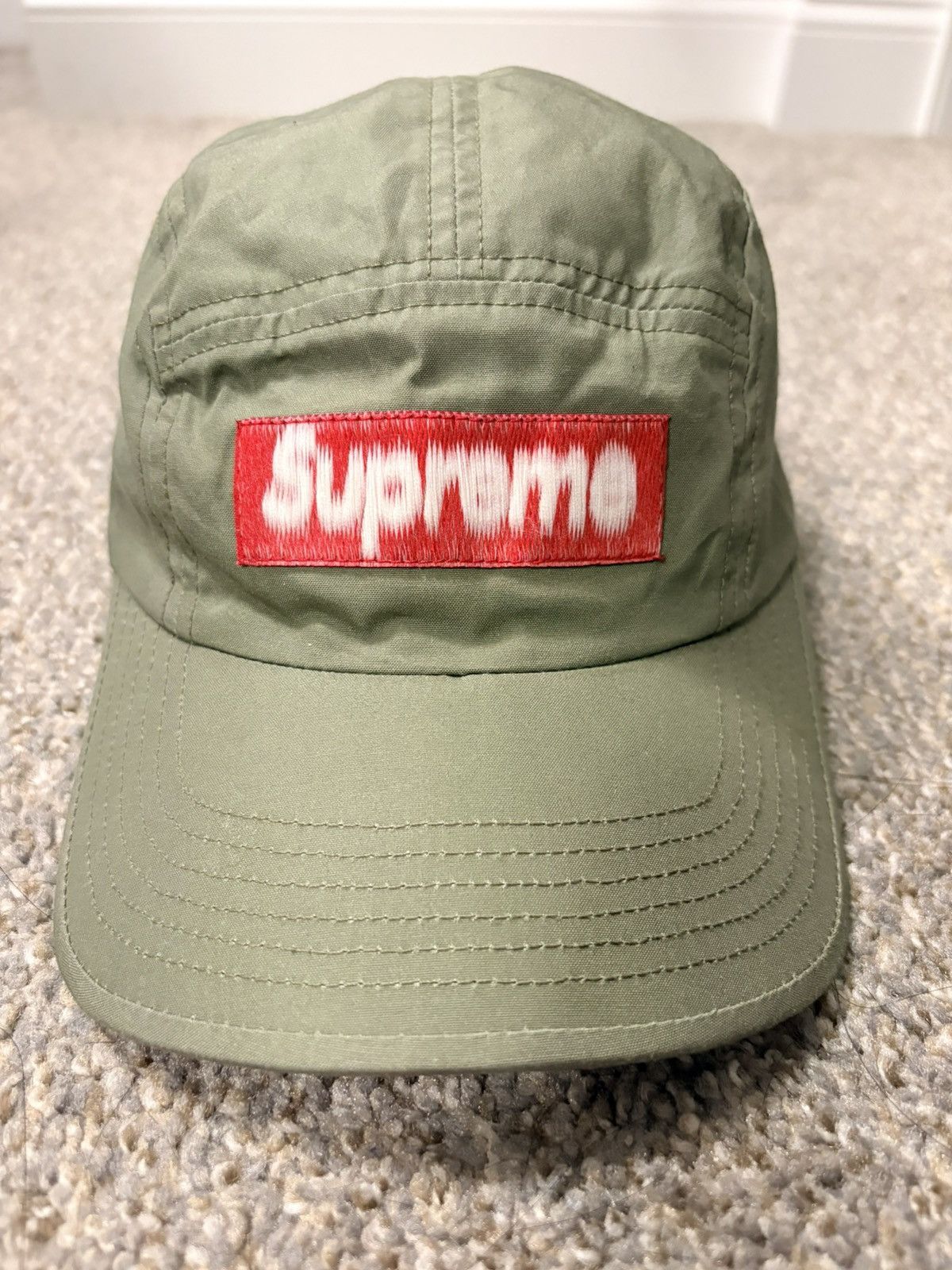 Supreme Supreme Reversed Label Camp Cap Size ONE SIZE - 1 Thumbnail