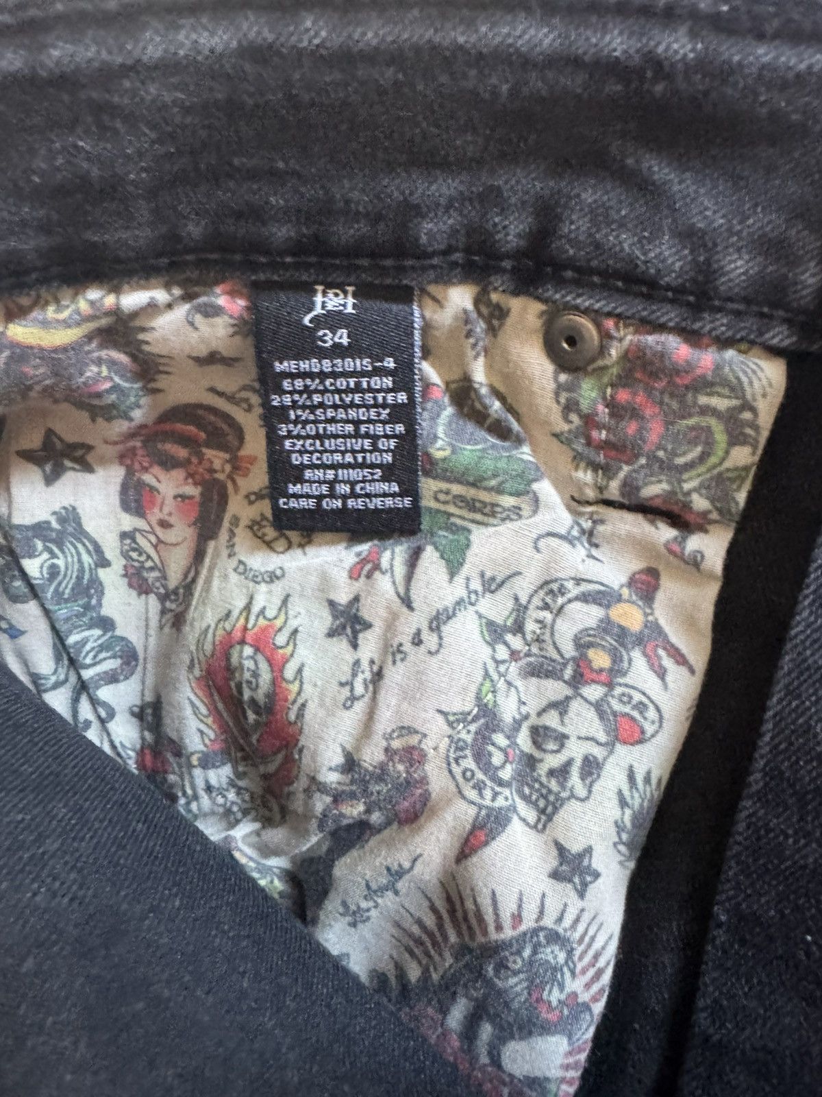 Ed Hardy Ed hardy jeans | Panther skull Size US 34 / EU 50 - 6 Thumbnail
