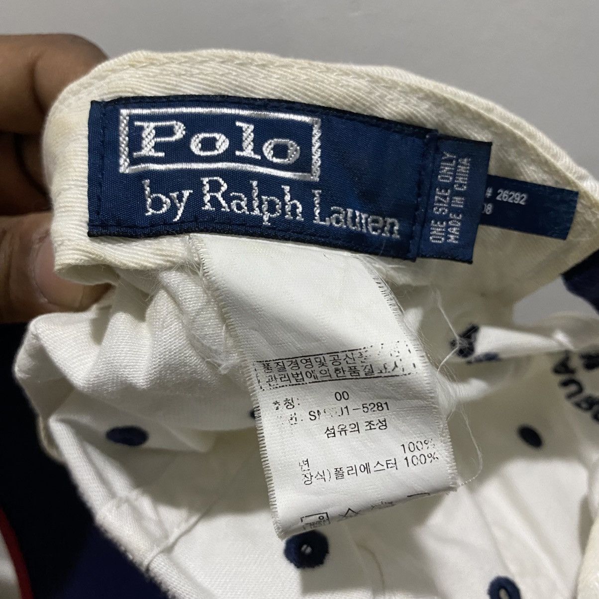 Polo Ralph Lauren × Vintage Rare Vintage Polo England Jeans Company Ralph Lauren Cap Size ONE SIZE - 6 Thumbnail