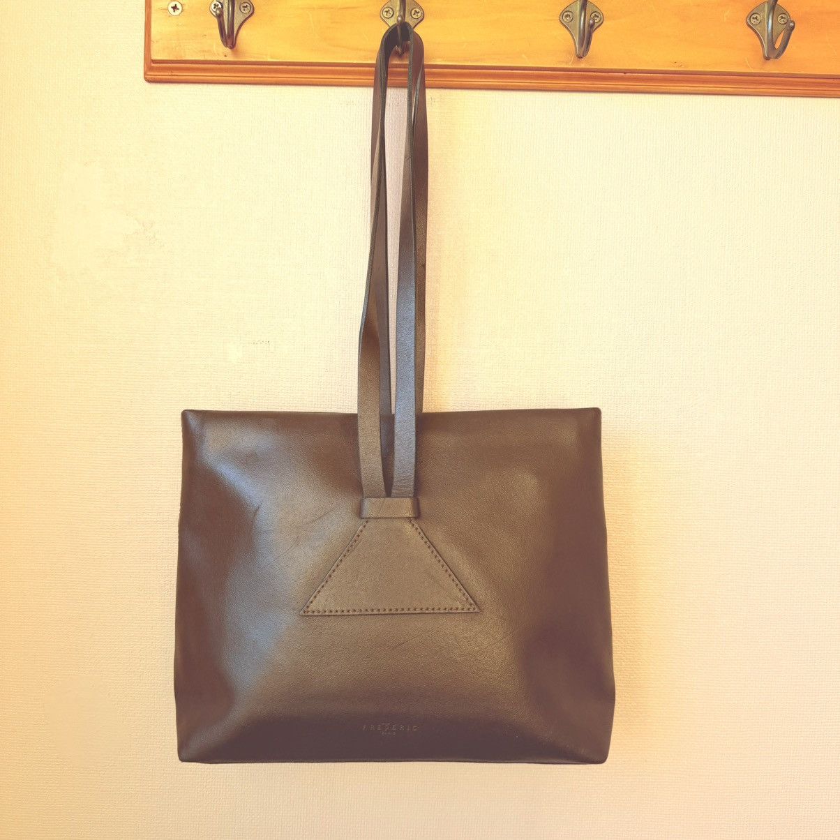 Other Frederic T Paris Leather Bag Brown Minimalist Made in France Size ONE SIZE - 3 Thumbnail