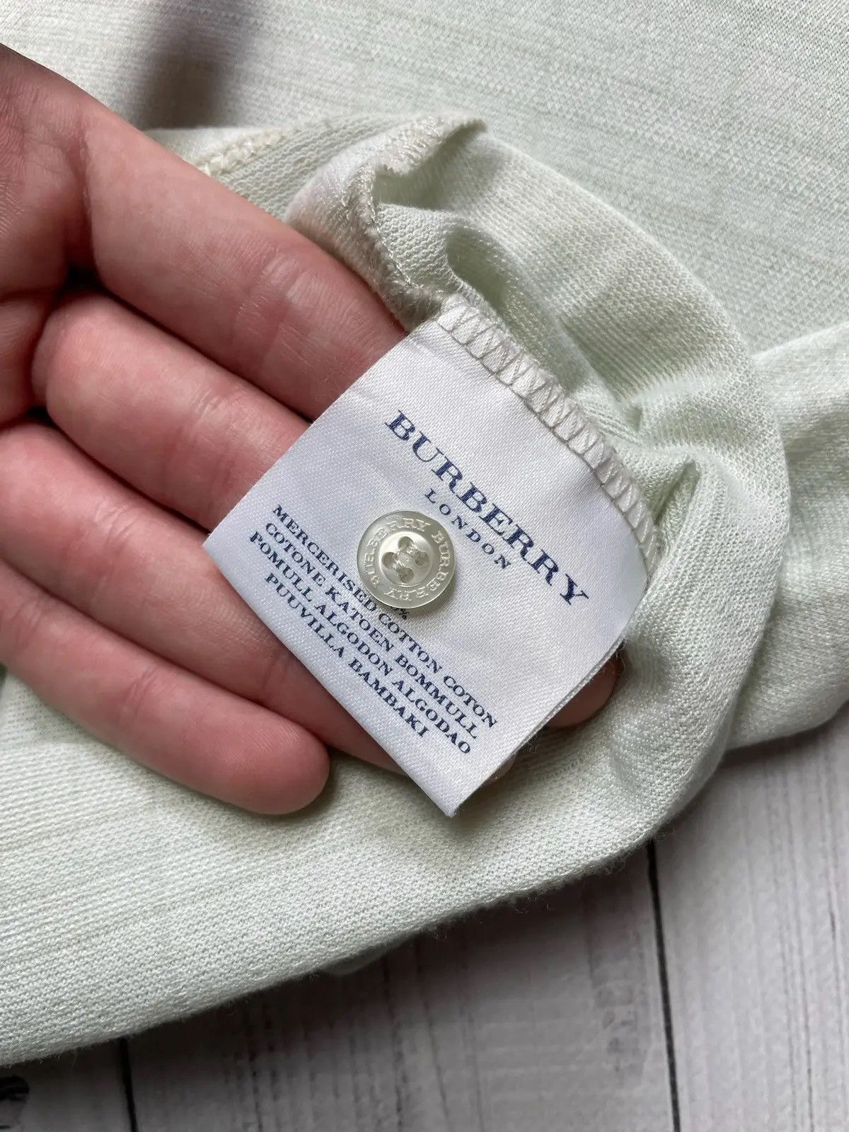 Burberry × Vintage Vintage Burberry Golf plaid polo rare size L Size US L / EU 52-54 / 3 - 9 Thumbnail