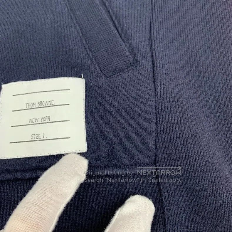 Thom Browne Thom Browne Dark blue hoodie Size US S / EU 44-46 / 1 - 8 Thumbnail