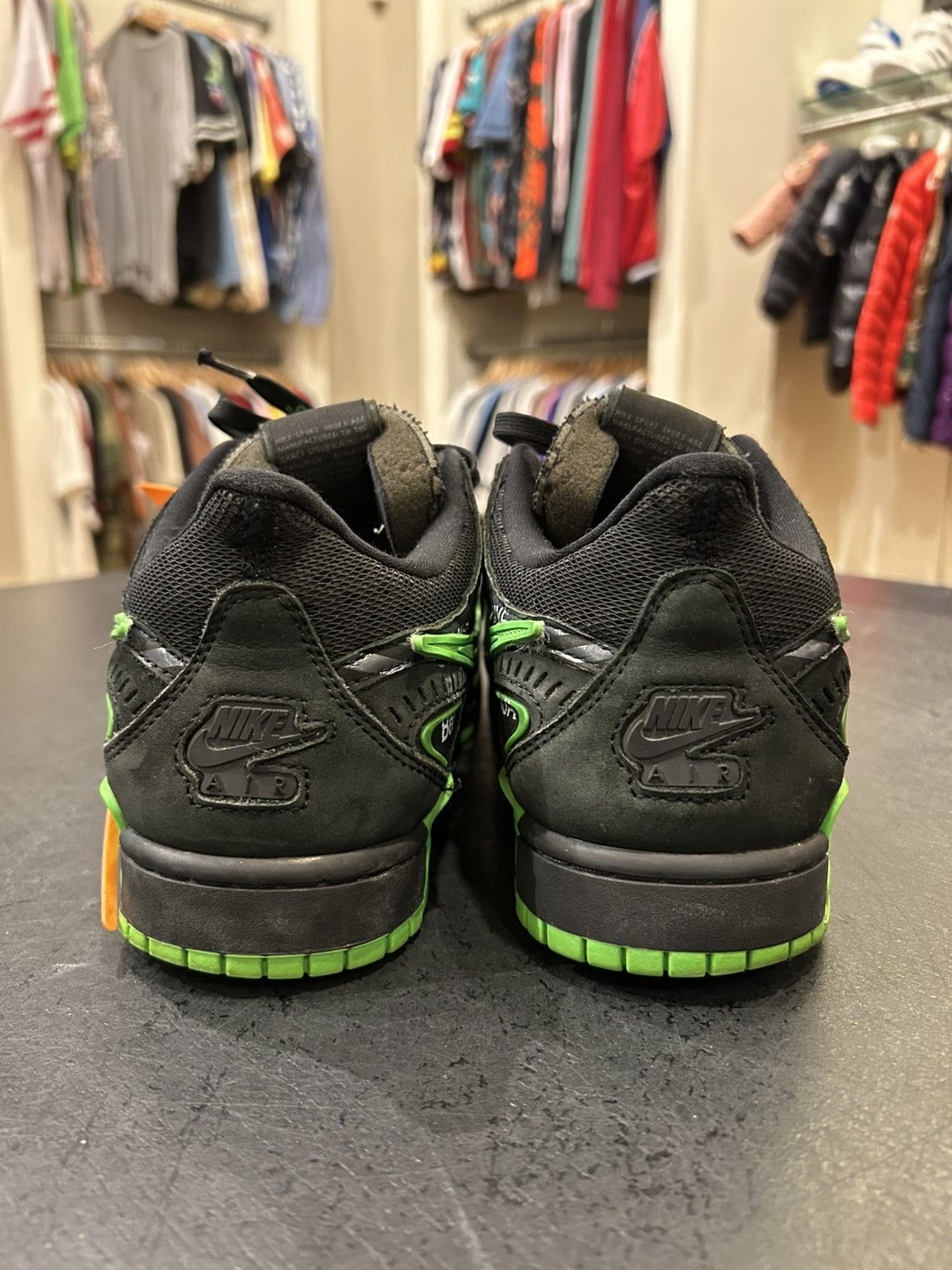 Nike Nike Rubber Dunk ‘Off-White Green Strike’ Size US 9.5 / EU 42-43 - 5 Thumbnail