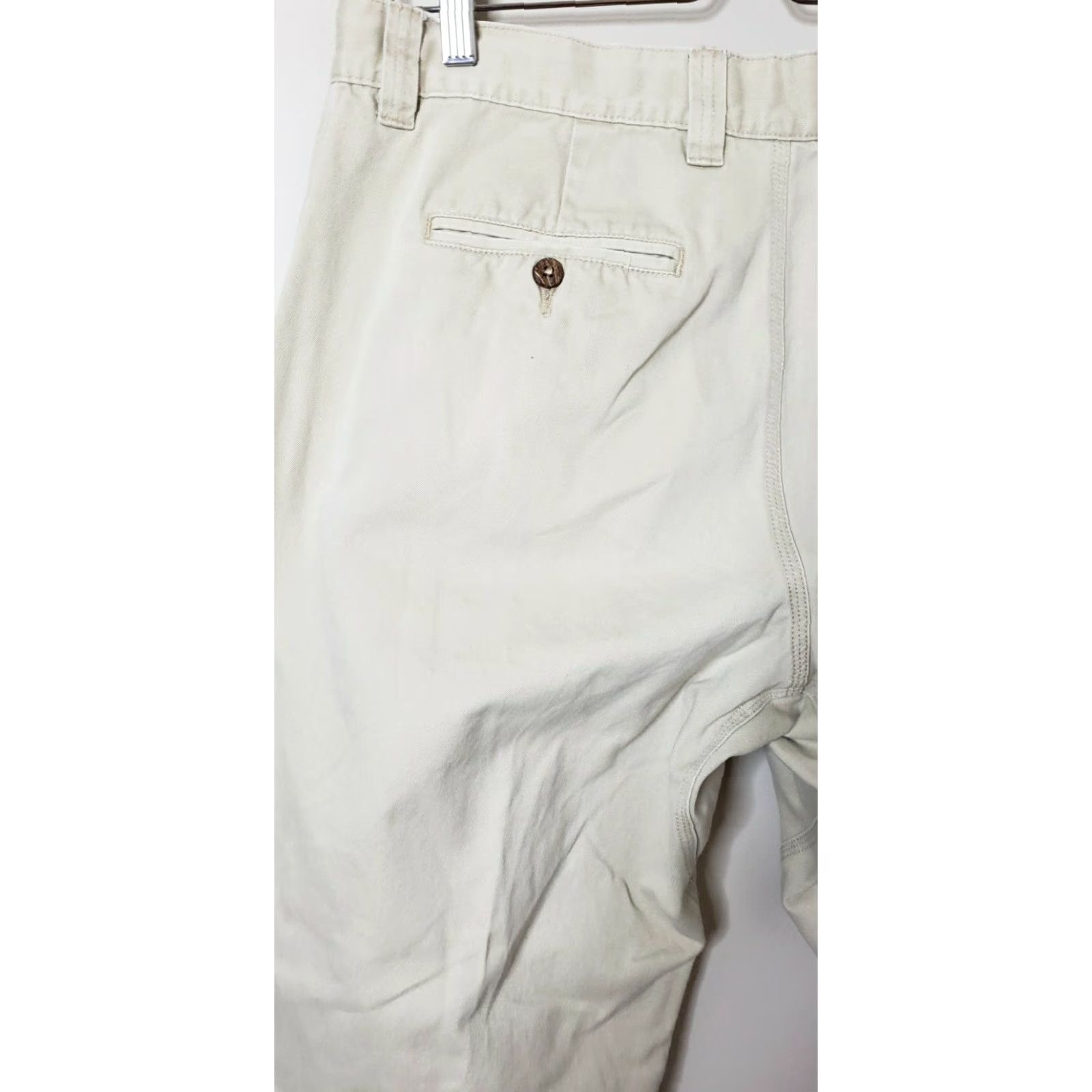 Mountain Khakis Mountain Khakis Light Tan Chino Hiking Work Casual Pants Men's 36X30 Regular Bootcut Canvas 100% Cotton Size US 36 / EU 52 - 5 Thumbnail