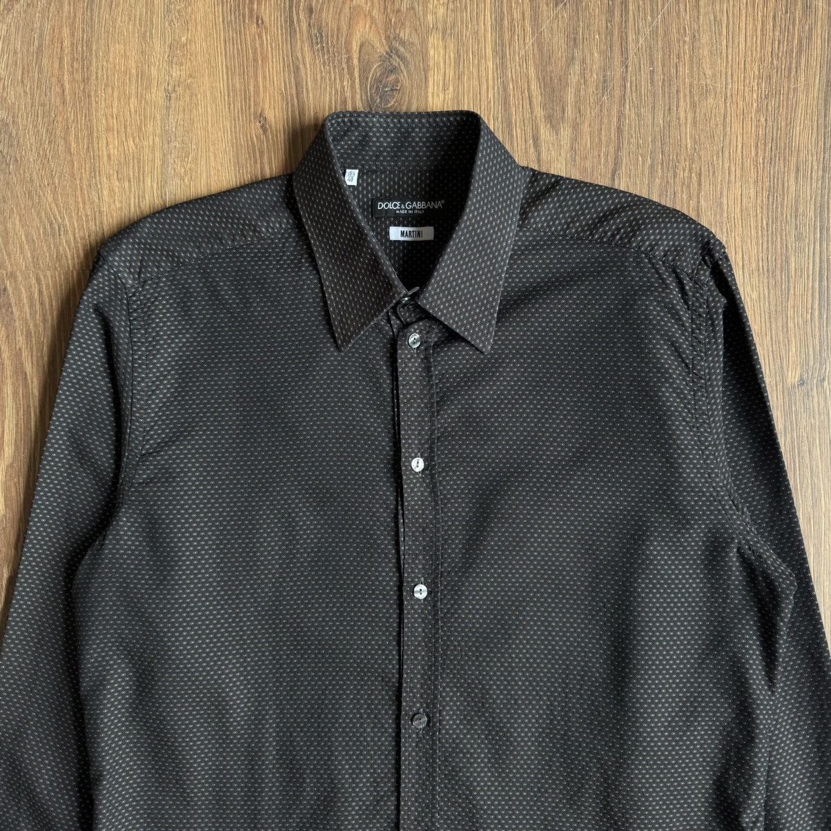 Dolce & Gabbana Dolce&Gabbana Martini Button Up Shirt Men’s 40 Made In Italy Size US M / EU 48-50 / 2 - 2 Thumbnail