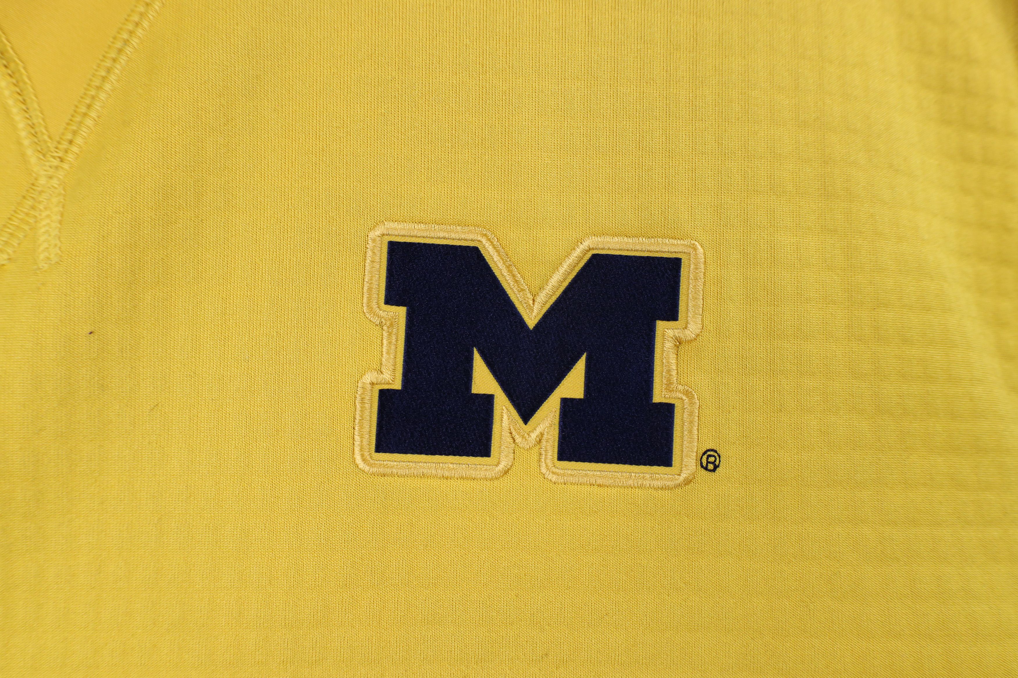 Nike × Vintage Nike Air Jordan Lined University of Michigan Sweatshirt Size US L / EU 52-54 / 3 - 4 Thumbnail