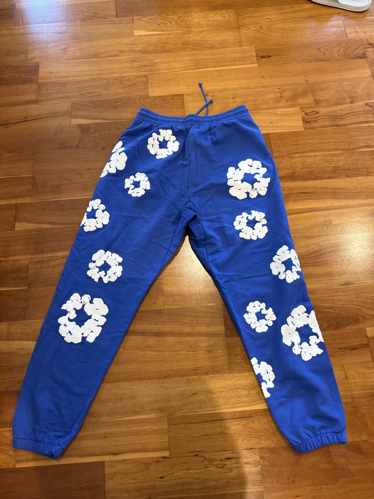 DENIM TEARS Denim Tears Blue Sweatpants Large Size US 31 - 15 Thumbnail