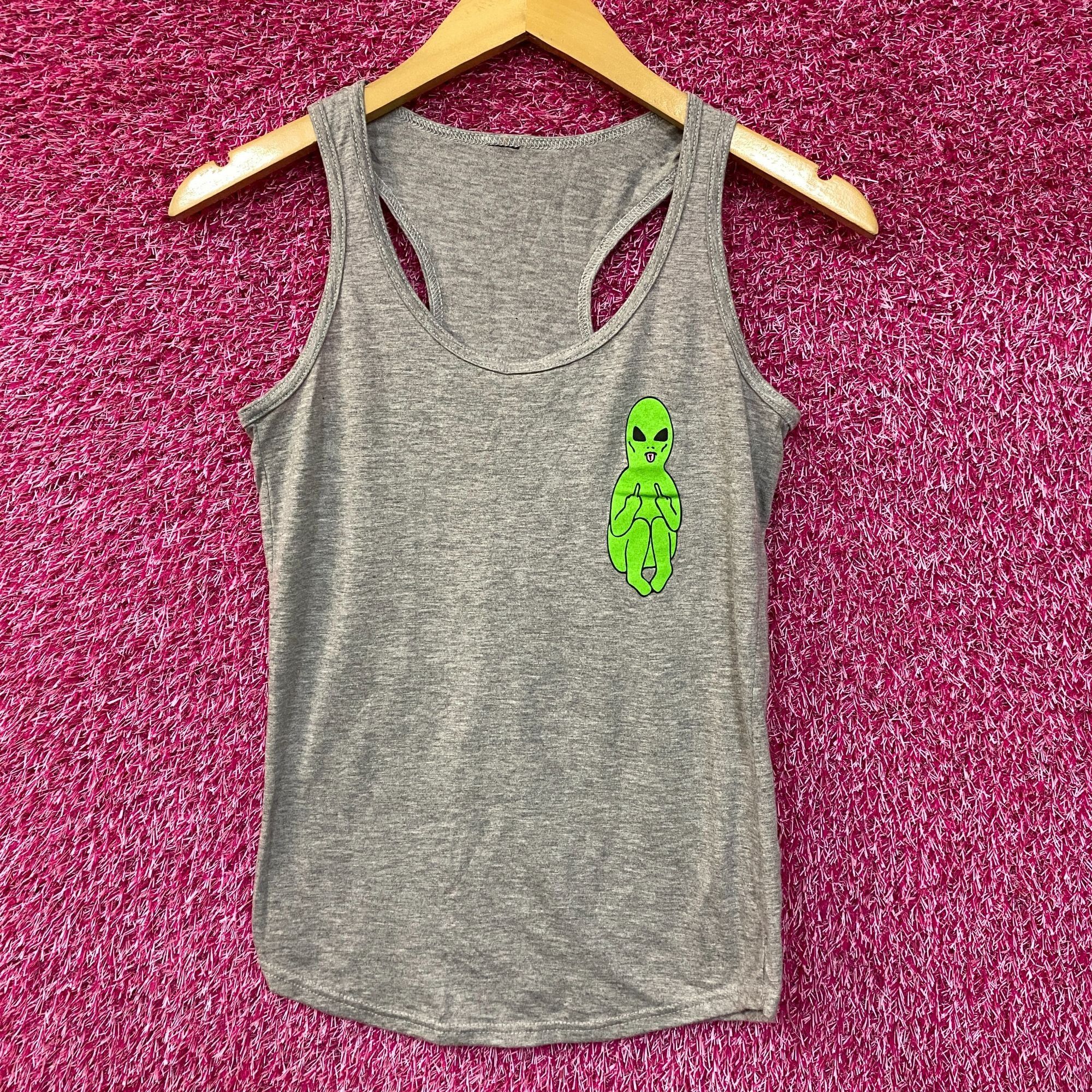 Other Alien Tank Top Cartoon Graphic Design Small Size S / US 4 / IT 40 - 1 Thumbnail