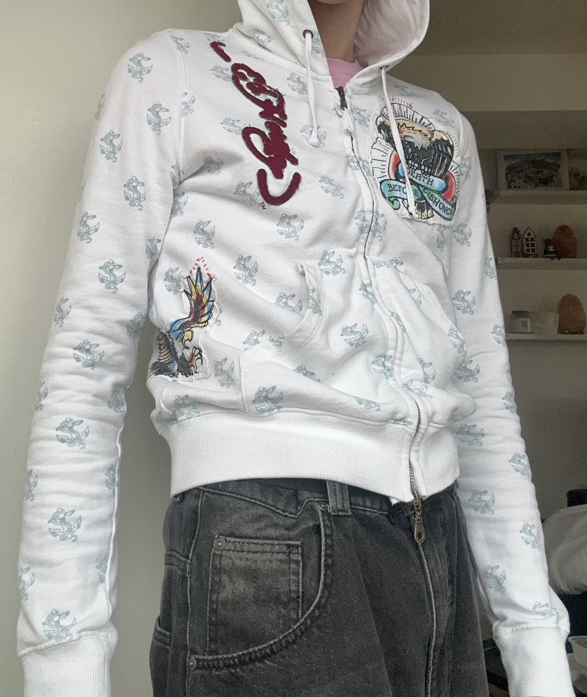 Ed Hardy vintage ed hardy x christian audigier hoodie Size M / US 6-8 / IT 42-44 - 2 Thumbnail