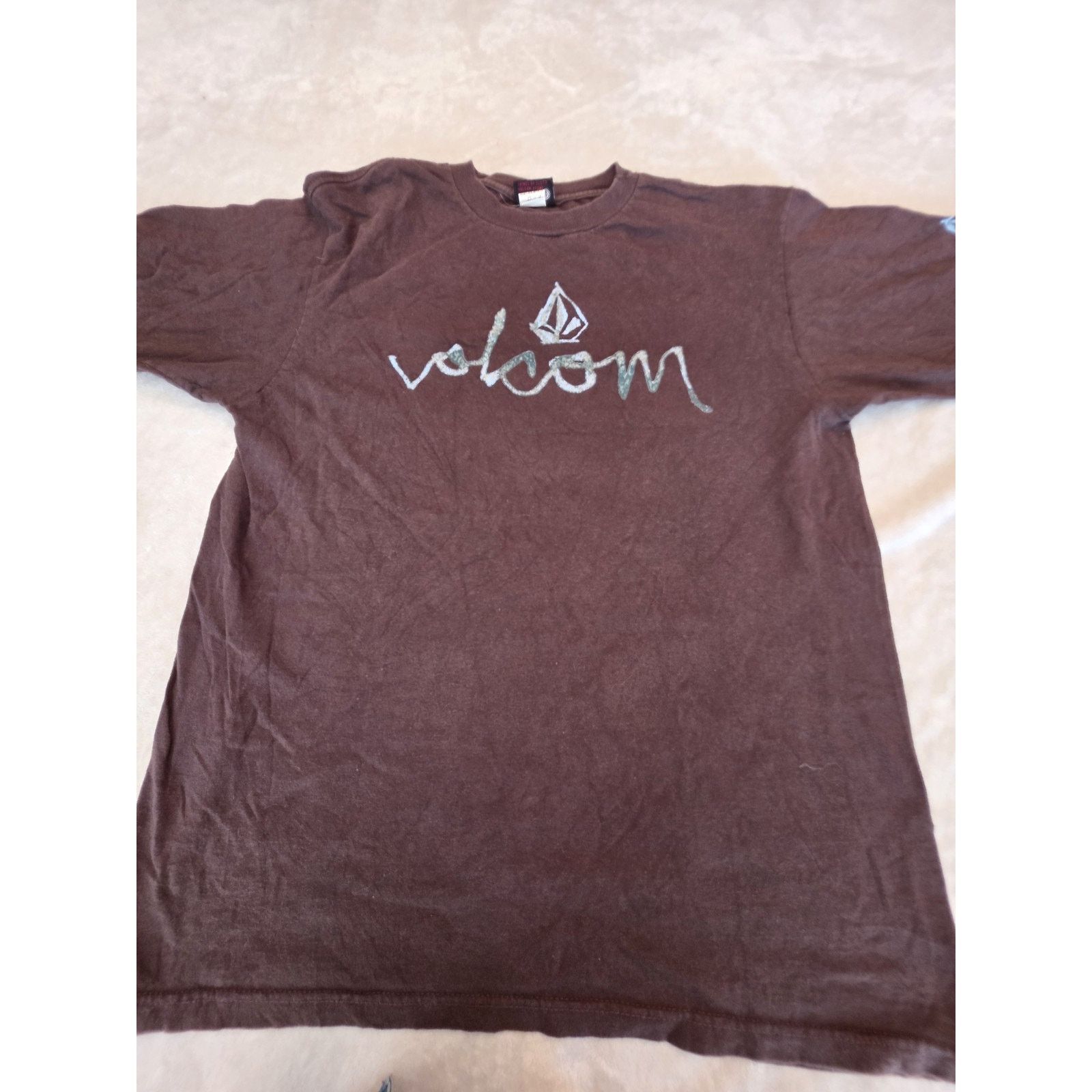 Volcom Volcom Men's Size Large Short Sleeve Brown Graphic T-Shirt Size US L / EU 52-54 / 3 - 1 Thumbnail