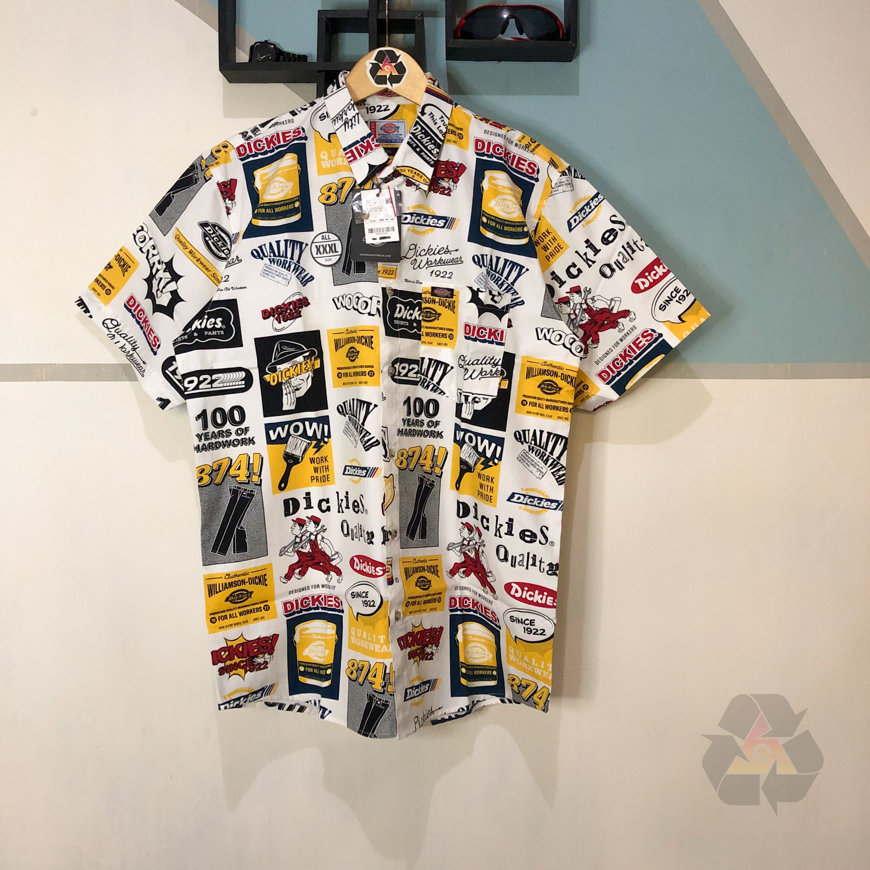Dickies RARE Dickies Montana Short Sleeve Reg Fit Shirt Dead Stock Size US XL / EU 56 / 4 - 1 Thumbnail