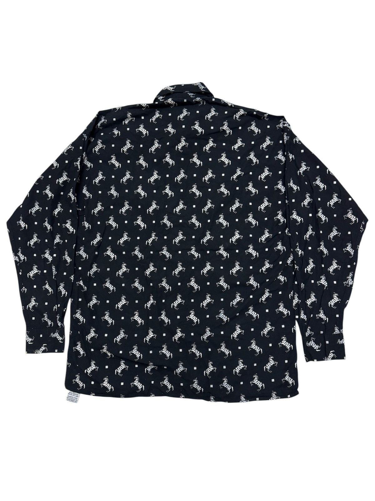 Versace vintage Versace Jeans Couture zebra monogram button-up shirt Size US M / EU 48-50 / 2 - 3 Thumbnail