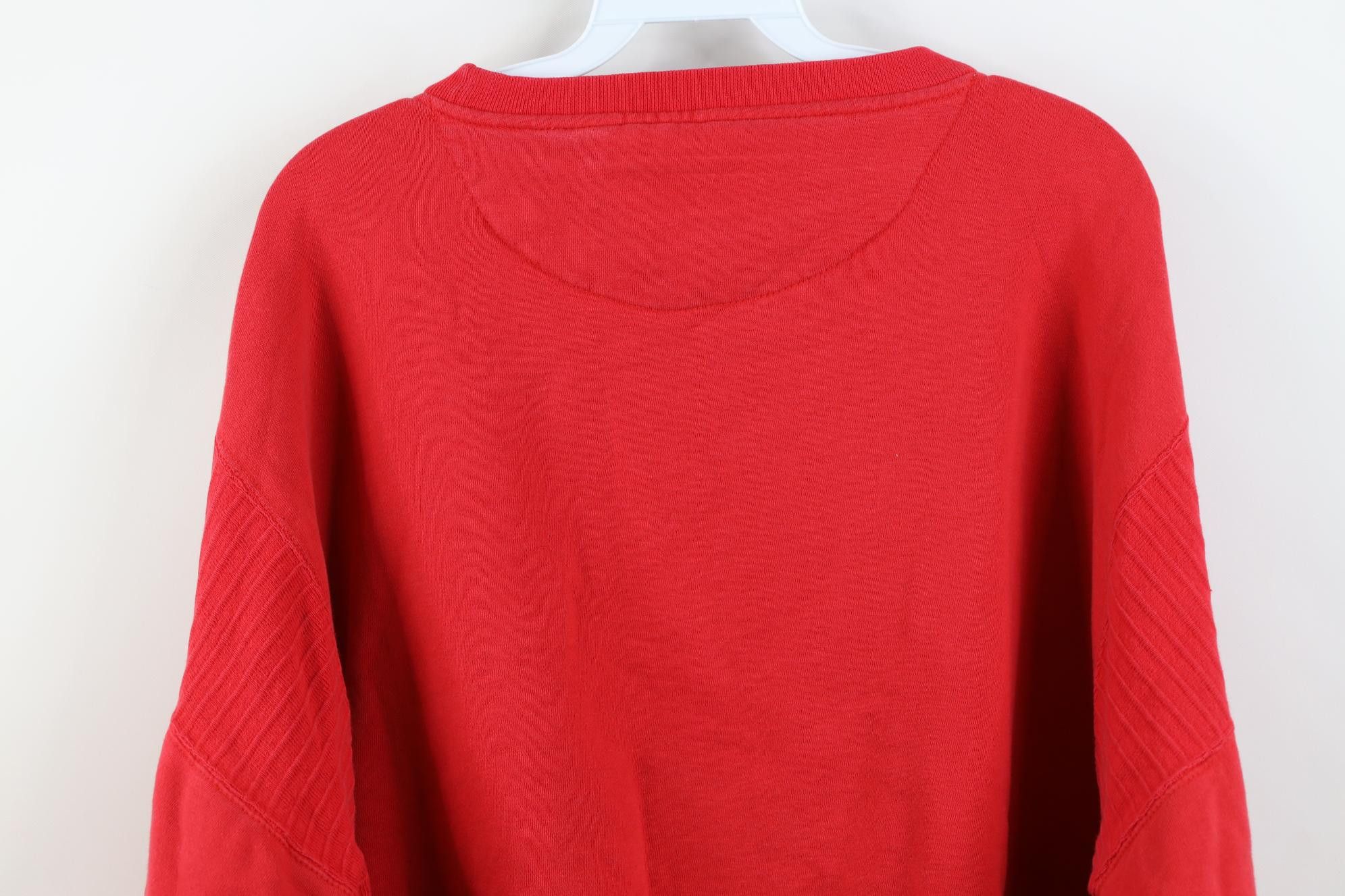 Starter Vintage 90s Starter Faded Boxy Fit Crewneck Sweatshirt Red Size US L / EU 52-54 / 3 - 13 Thumbnail