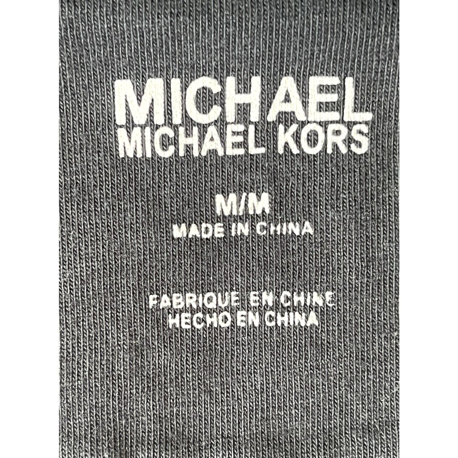 Michael Kors Michael Kors Black Full Zip Mock Neck Long Sleeve Shirt Sweater Men's M Size US M / EU 48-50 / 2 - 6 Thumbnail
