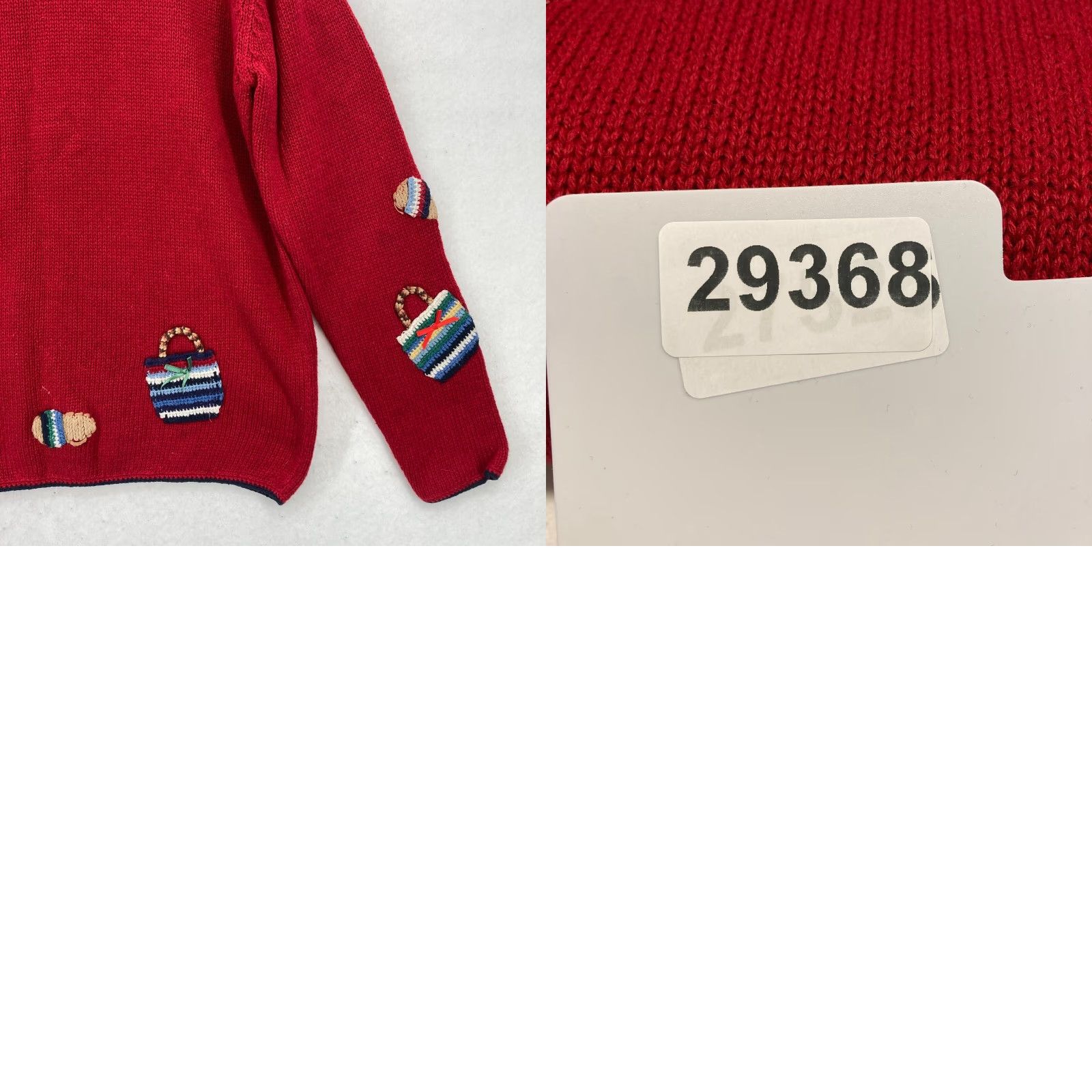 Talbots Talbots Cardigan Women M Red Button Front Sweater Linen Embroidered Summer Nautical Boho Coastal Preppy Size M / US 6-8 / IT 42-44 - 10 Thumbnail