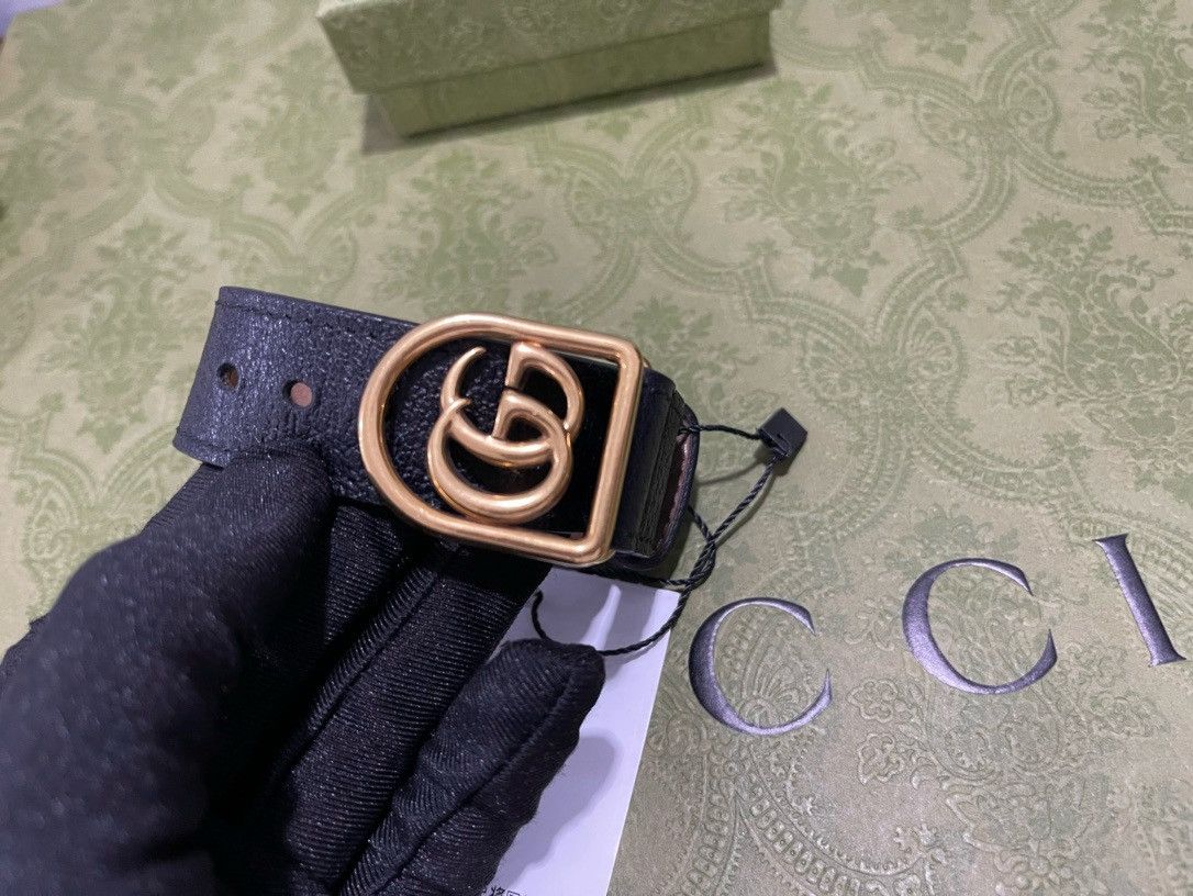 Gucci Gucci leather framed GG bracelet Size ONE SIZE - 7 Thumbnail