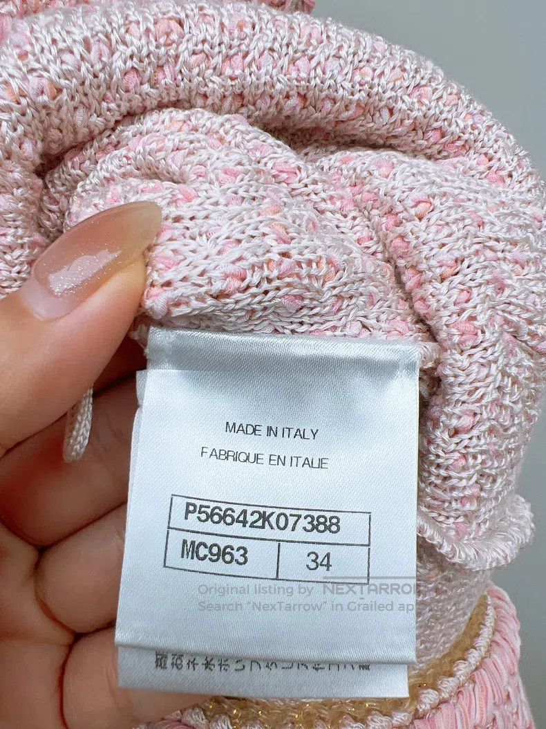 Chanel Chanel Data centre catwalk style pink braided dress Size XXS / US 00 / IT 34 - 8 Thumbnail