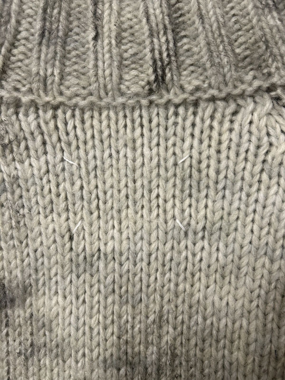 Maison Margiela SS2024 Painted Oversized Heavyweight Knit Cardigan Size US M / EU 48-50 / 2 - 6 Thumbnail