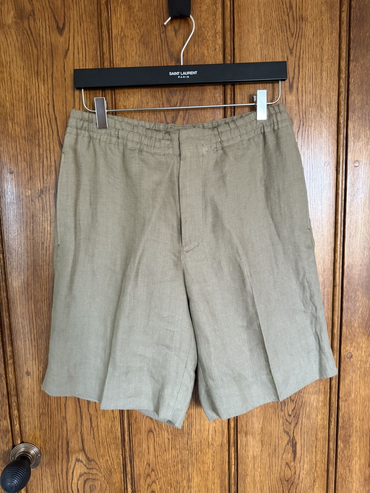 Z Zegna $1.1k+ Zegna Oasi Lino shorts 46 BNWT green khaki grail 46 Size US 30 / EU 46 - 1 Thumbnail
