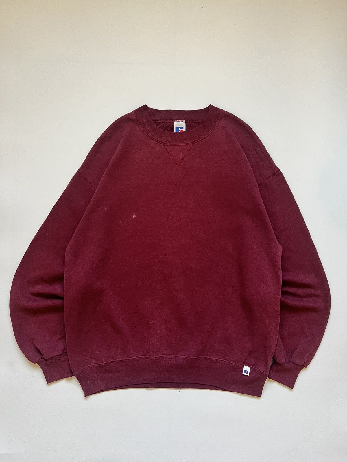 Russell Athletic 90's Russell Athletic Blank Crewneck Jumper Size US L / EU 52-54 / 3 - 1 Thumbnail