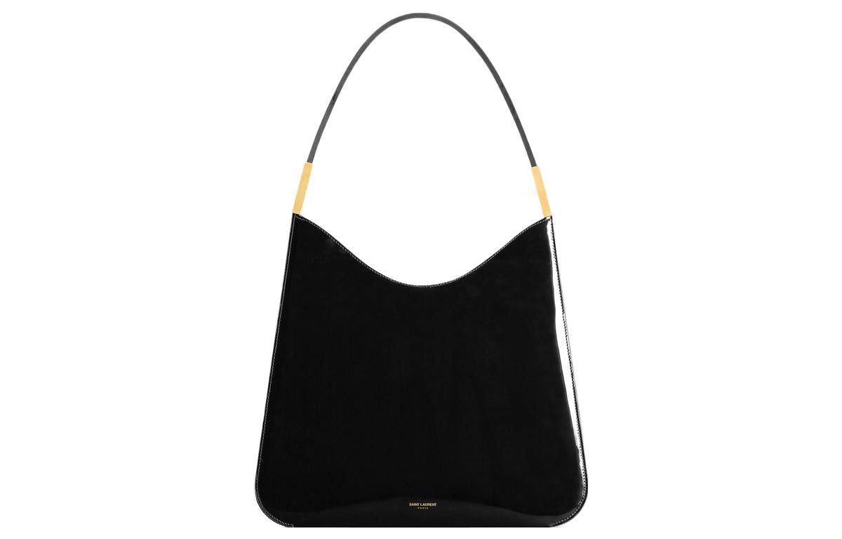Saint Laurent Paris o1bcso1str1225 Size:OS/Sadie In Patent Leather in Black Size ONE SIZE - 1 Preview