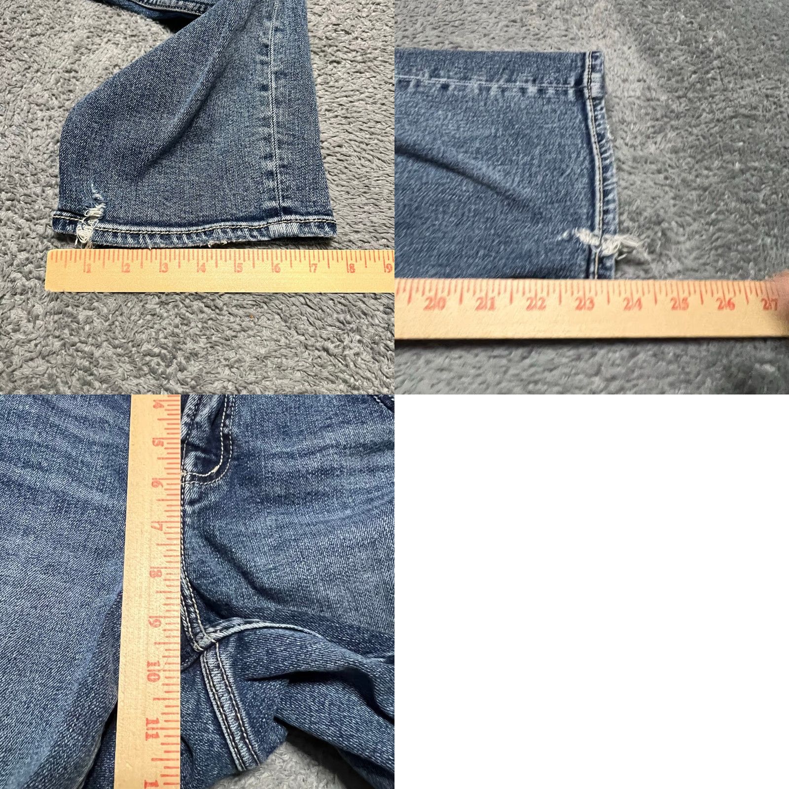 Silver Jeans Co. Silver Jeans Elyse Capri Womens 34 38x23.5 Blue Western Contrast Stitch Capri Womens Plus 34 Jeans Blue Western Contrast Stitch Size 24" / US 00 / IT 34 - 8 Thumbnail