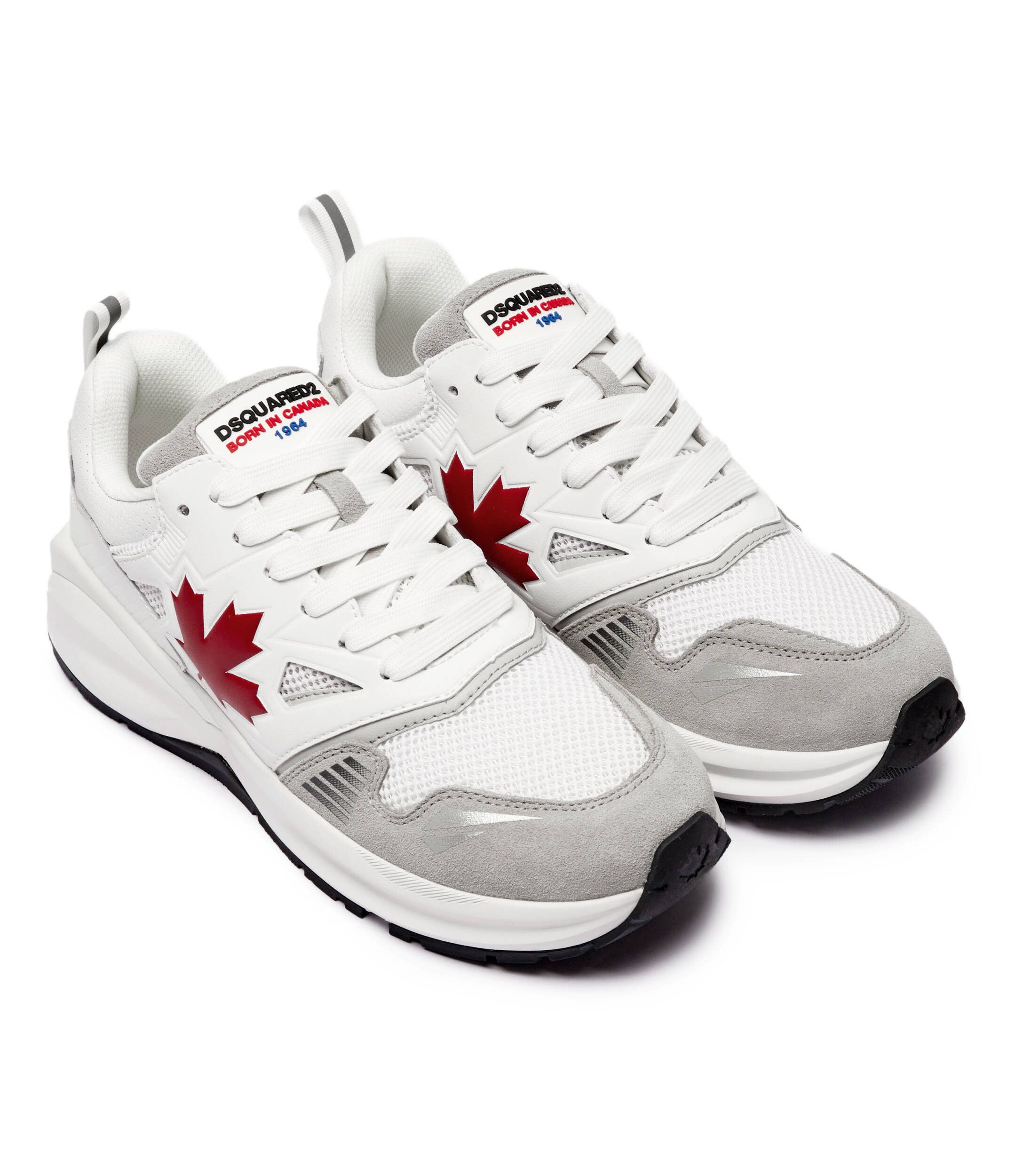 Dsquared2 o1s22i1n0325 Dash Low-Top Sneakers in White Size US 12 / EU 45 - 3 Thumbnail