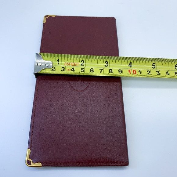 Cartier Cartier Bi-fold Leather Bordeaux Long Wallet Size ONE SIZE - 13 Thumbnail