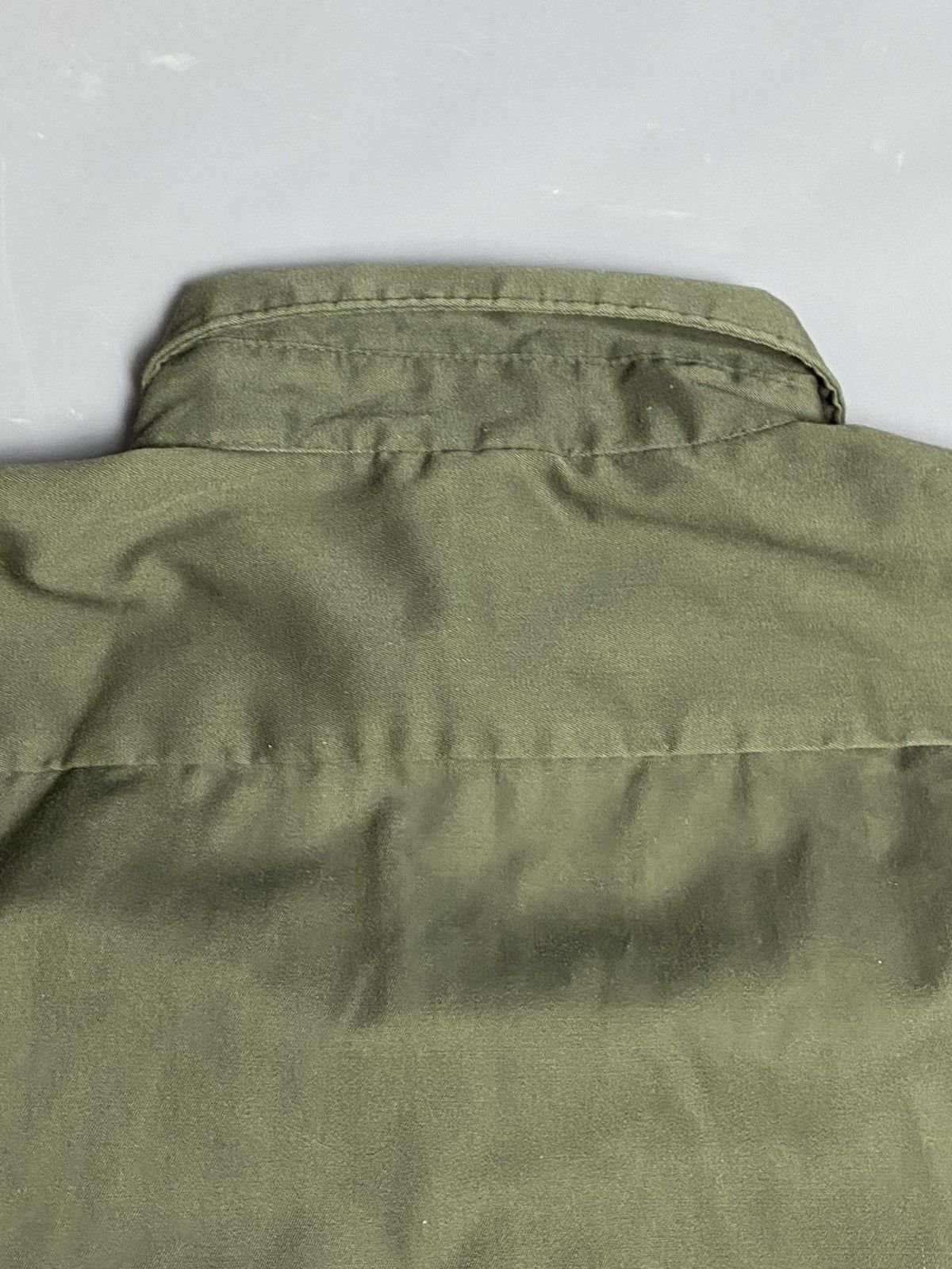 Lee VTG 70s Lee Permanent Press Work Shirt Khaki XL USA Military Size US XL / EU 56 / 4 - 11 Thumbnail