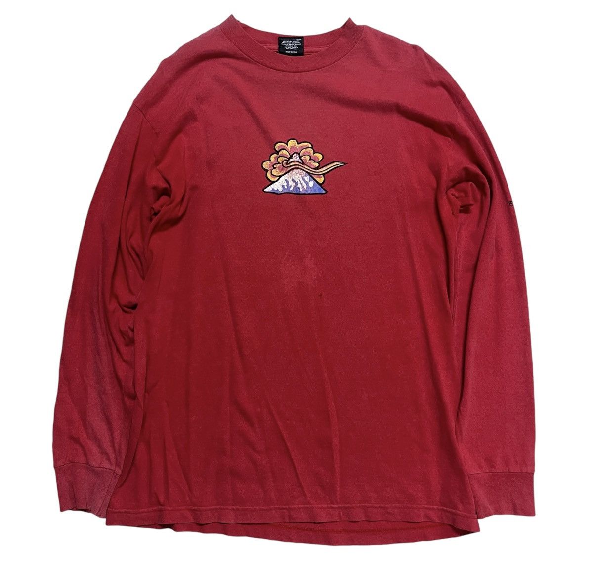 Sessions × Vintage Vintage Sessions Sunfaded Distressed Longsleeve T Shirt Size US S / EU 44-46 / 1 - 1 Thumbnail