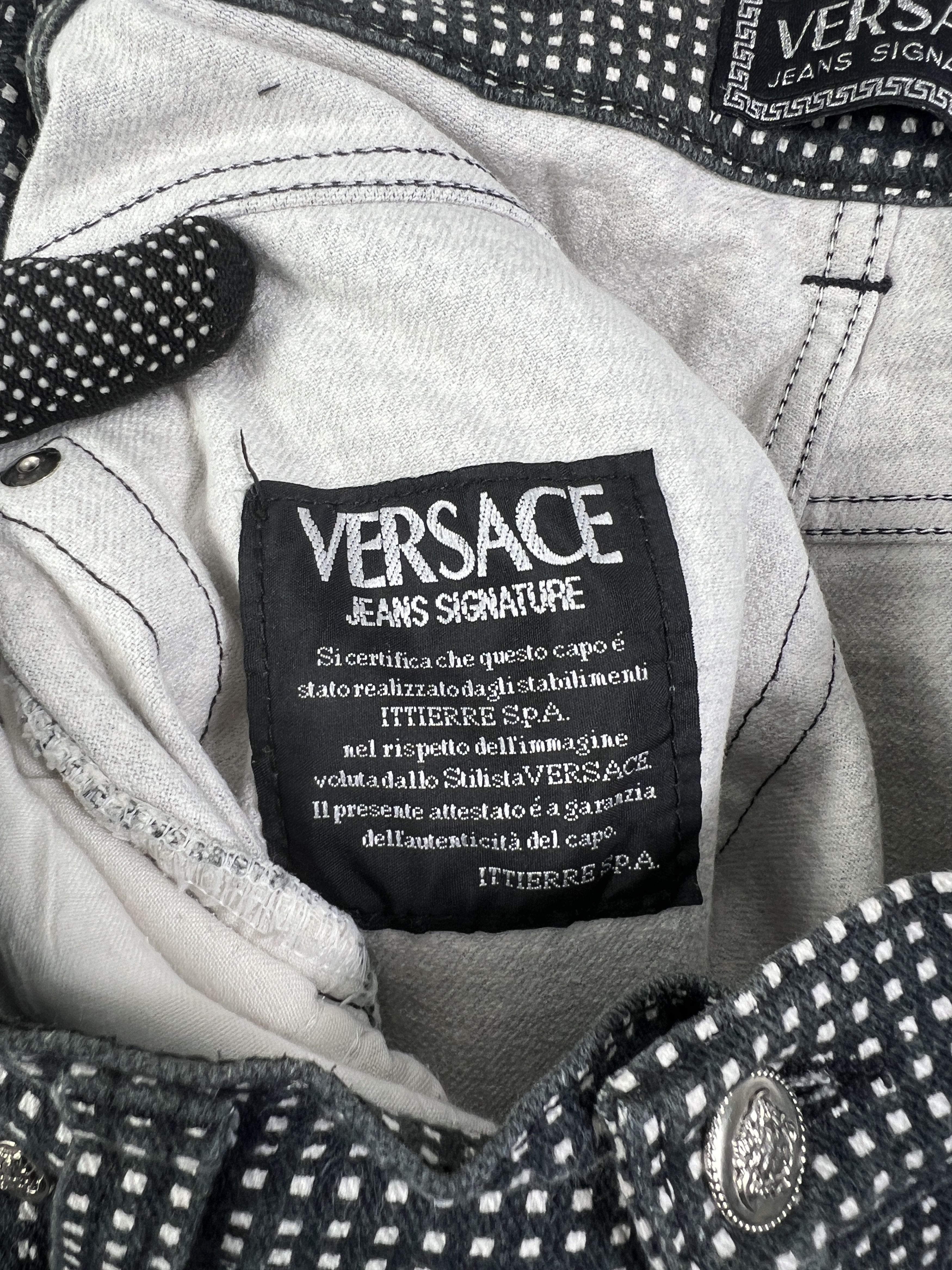 Versace Jeans Couture Vintage VERSACE Jeans Signature Denim GTMP156 Size US 30 / EU 46 - 9 Thumbnail