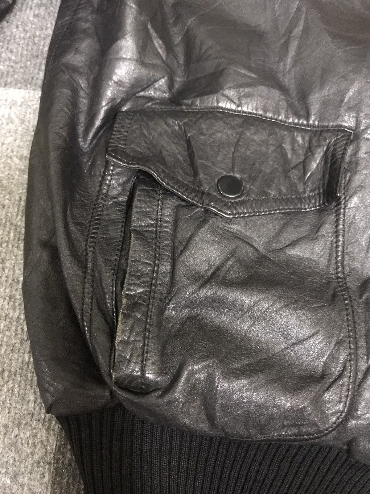 Japanese Brand Vintage Marquis Japan Cowhide Leather A2 AirForce Jacket Size US L / EU 52-54 / 3 - 19 Thumbnail
