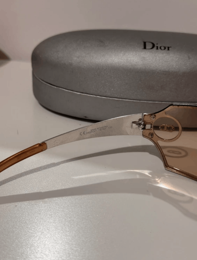 Dior DIOR Sunglasses DIORGO Wrap Shield Mask Ski Galliano Size ONE SIZE - 5 Thumbnail