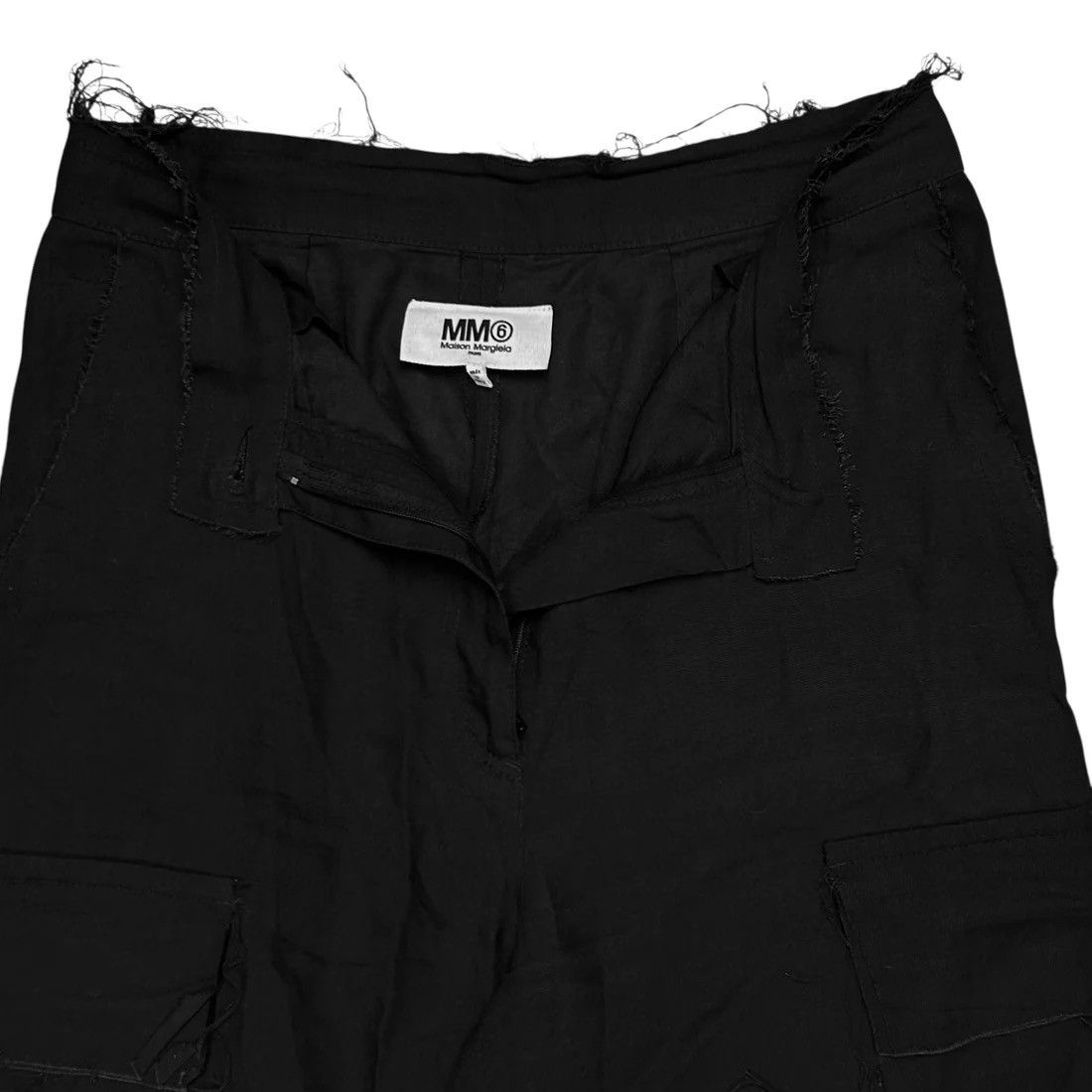 MM6 MM6 Maison Margiela Distressed Rayon Cargo Shorts - SS17 Size US 30 / EU 46 - 5 Thumbnail