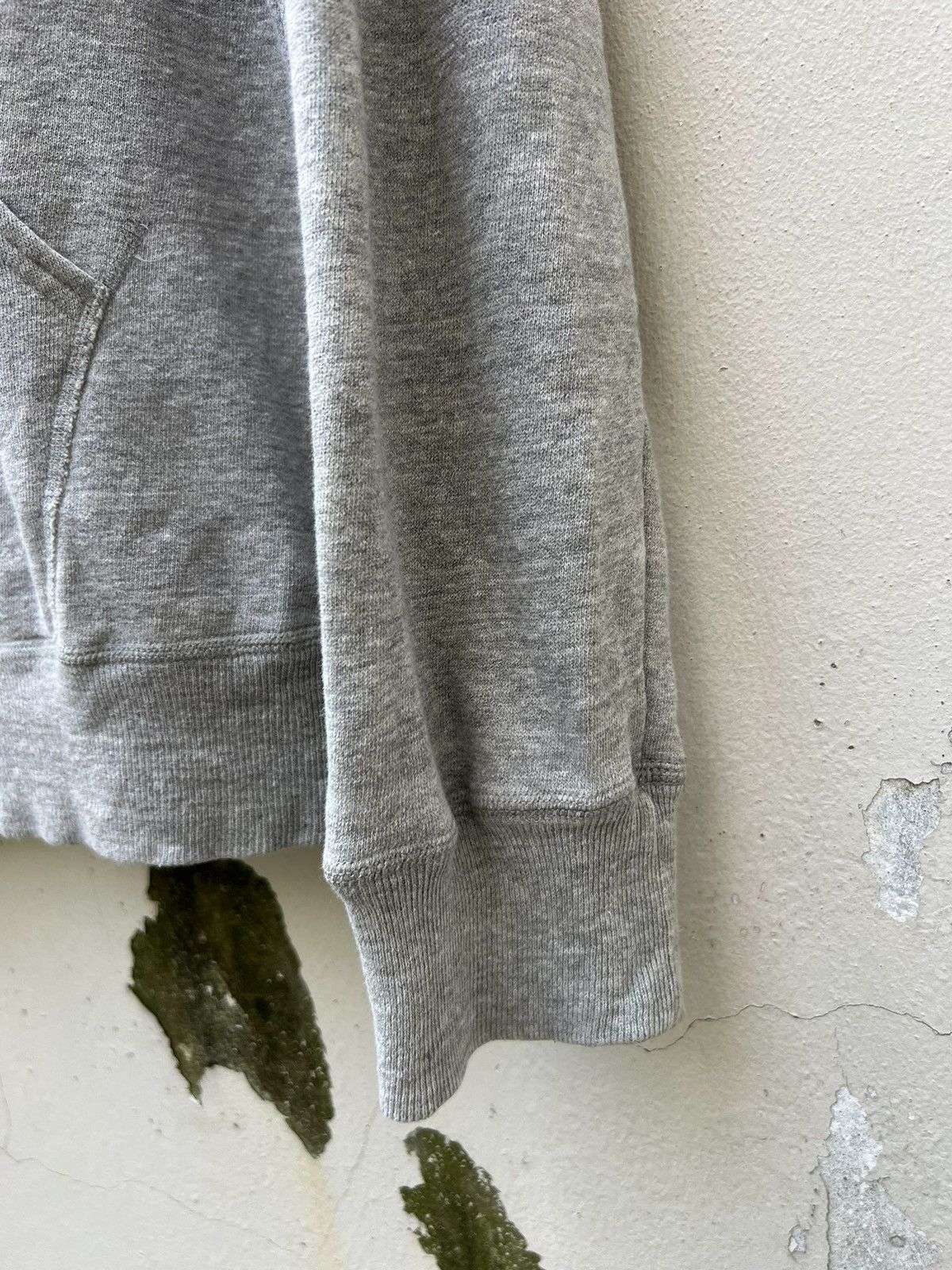 Vintage Vintage 90s Ozone Rocks Japan Grey Hoodie Sweater Size US M / EU 48-50 / 2 - 14 Thumbnail