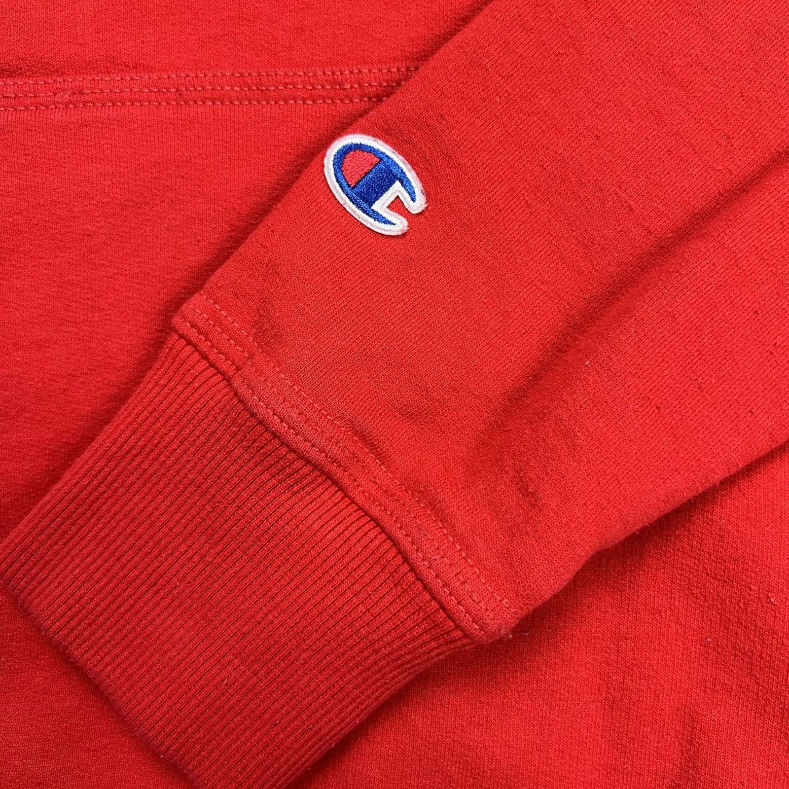 Champion × Vintage Champion Hoodie Small Red Authentic Athletic Pullover Hooded Size US S / EU 44-46 / 1 - 3 Thumbnail