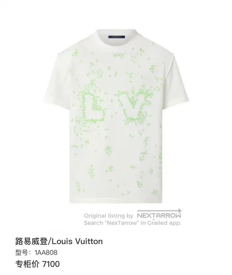 Louis Vuitton Louis Vuitton Blue and white paper cranes full print embro Size US S / EU 44-46 / 1 - 7 Thumbnail