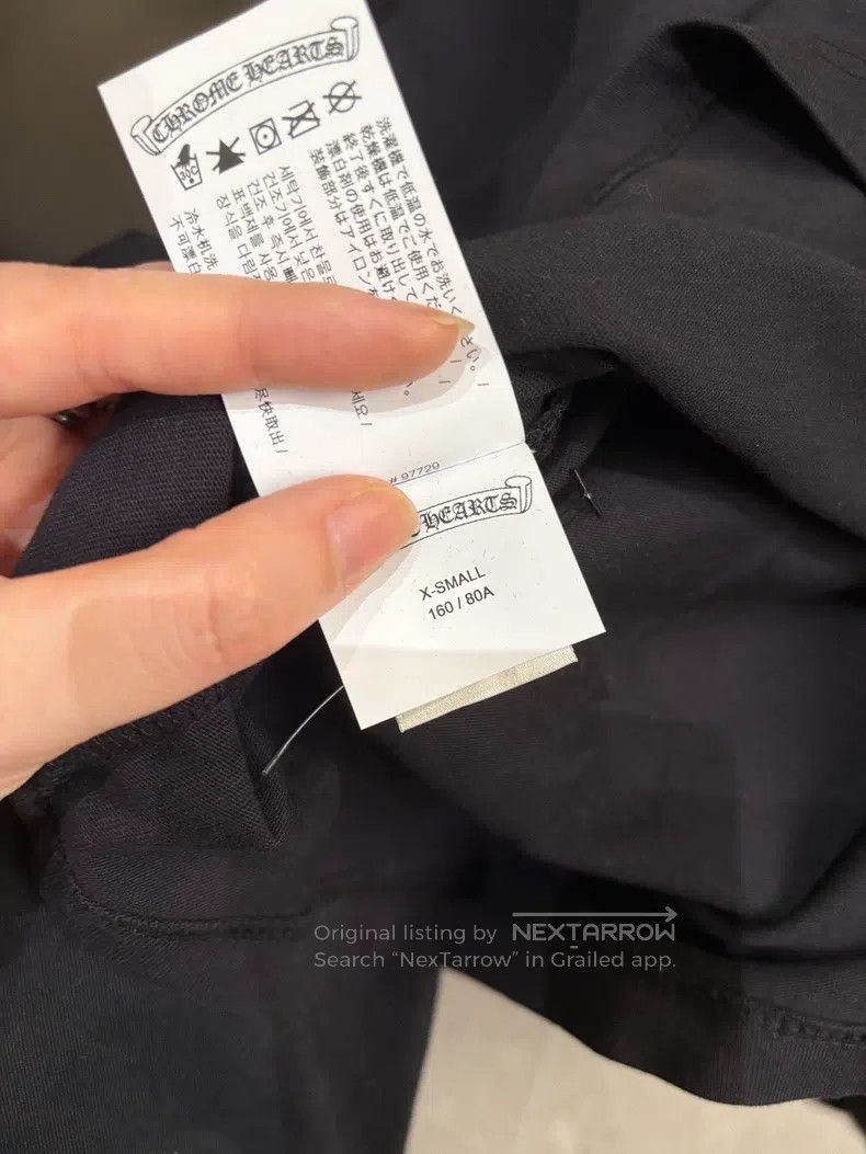 Chrome Hearts CHROME HEARTS Size XS Flocking three crosses black long sle Size US XS / EU 42 / 0 - 3 Thumbnail