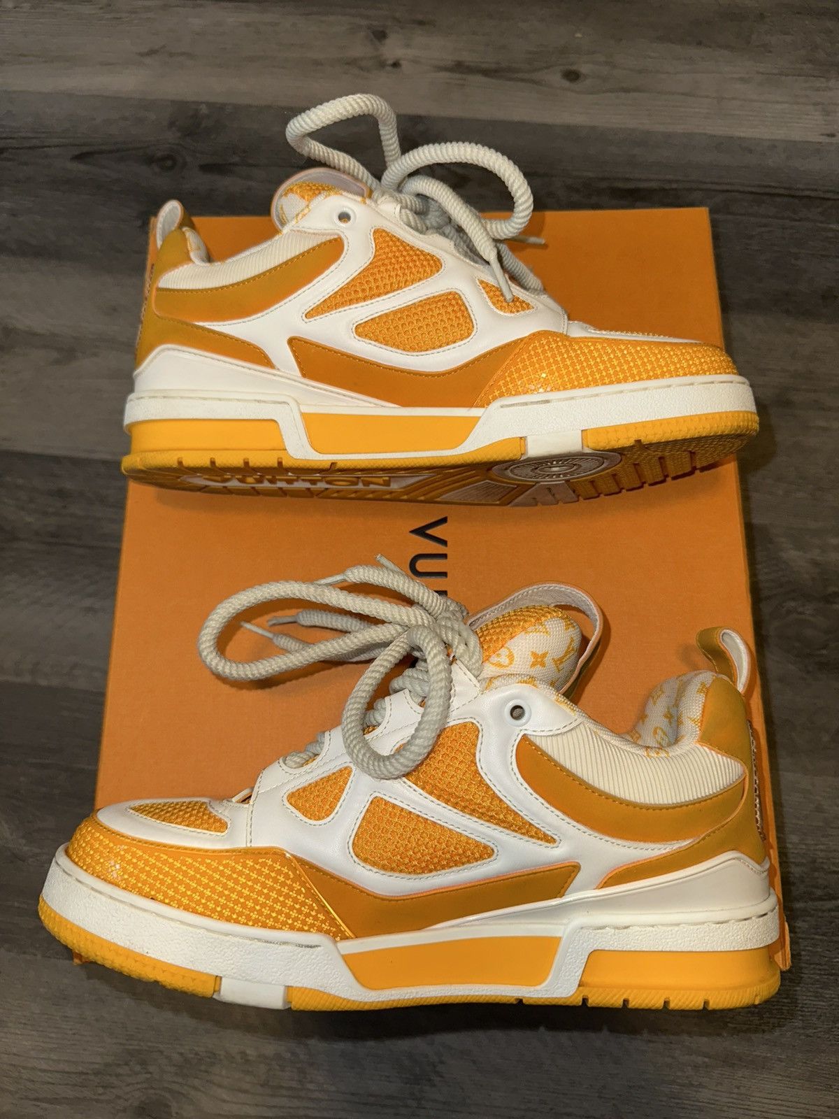 Louis Vuitton Louis Vuitton Skate ‘Orange’ Size 7LV 8-8.5us Size US 8 / EU 41 - 3 Thumbnail
