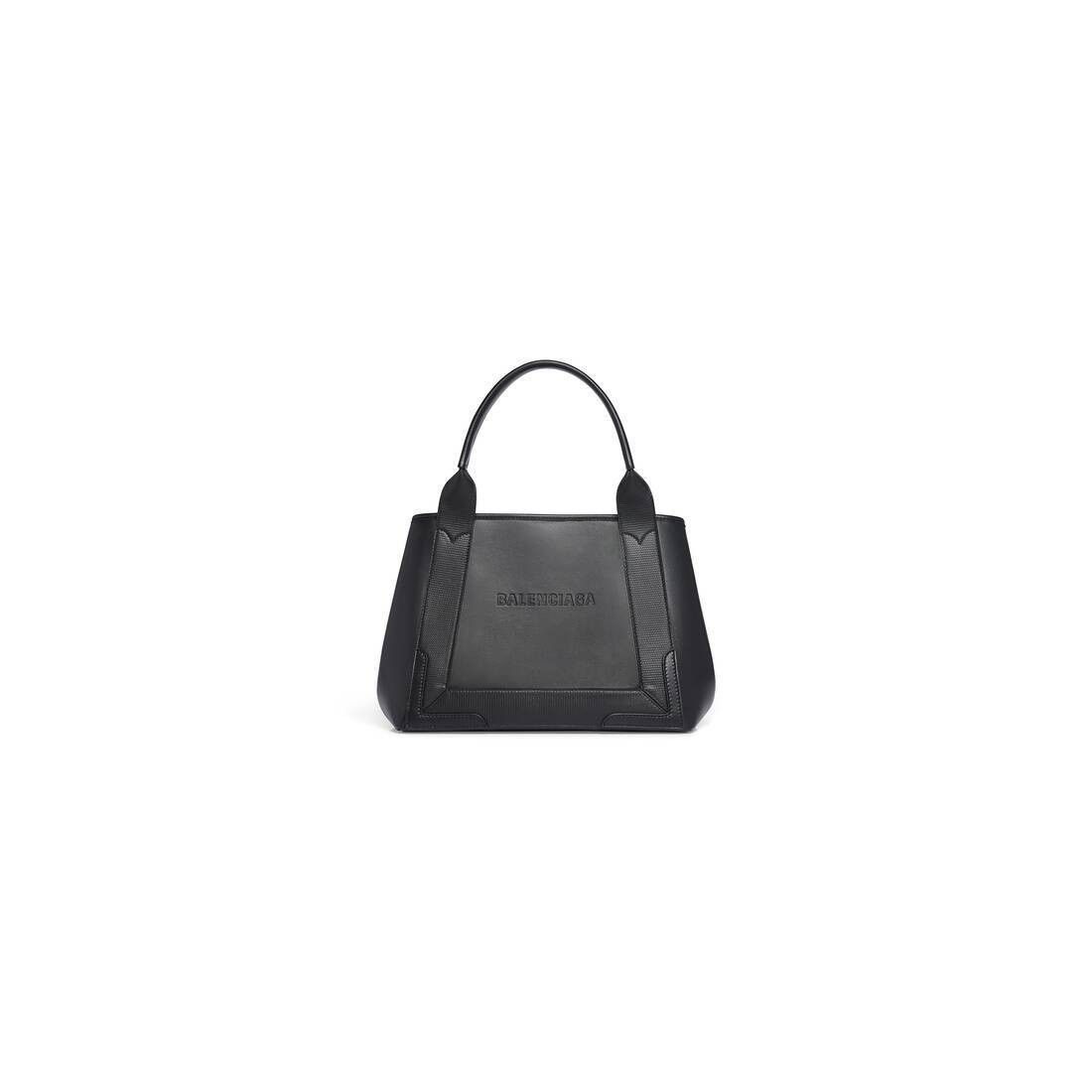 Balenciaga o1mt1gz0125 Size: OS / Navy Small Cabas Bag in Black Size ONE SIZE - 1 Thumbnail