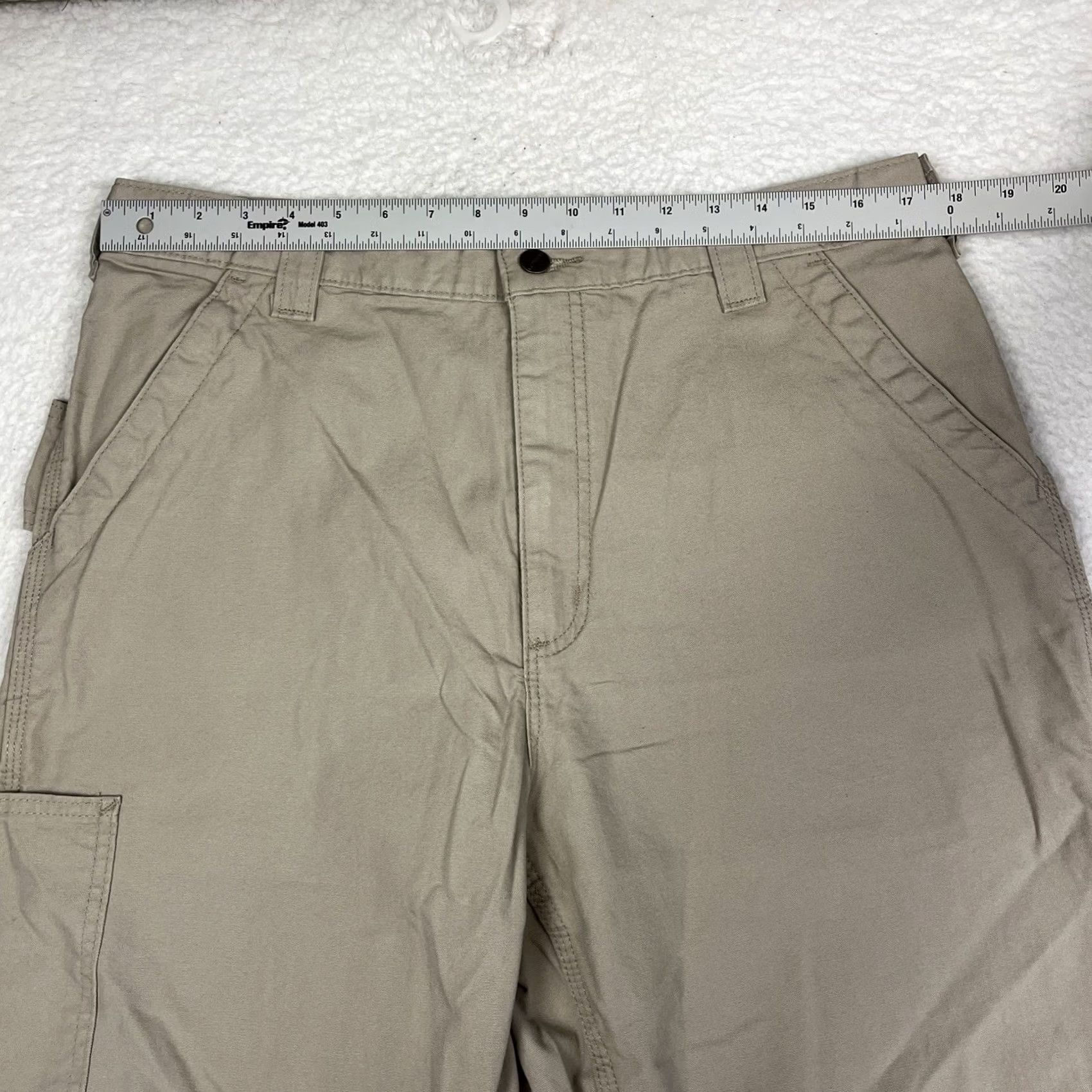 Carhartt Carhartt BN0151-M Work Pants Tan Canvas Utility Pant Mens 36x30 - High Rise Size US 36 / EU 52 - 4 Thumbnail