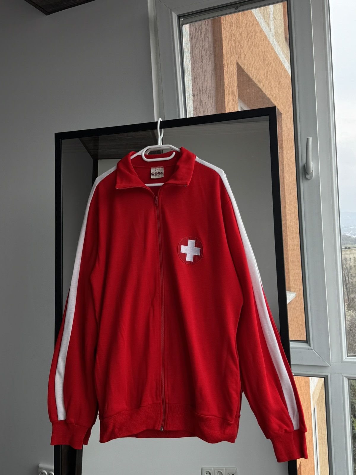 Vintage Vintage Switzerland 1990s CopaClassic Football Track Jacket Size US XL / EU 56 / 4 - 1 Thumbnail